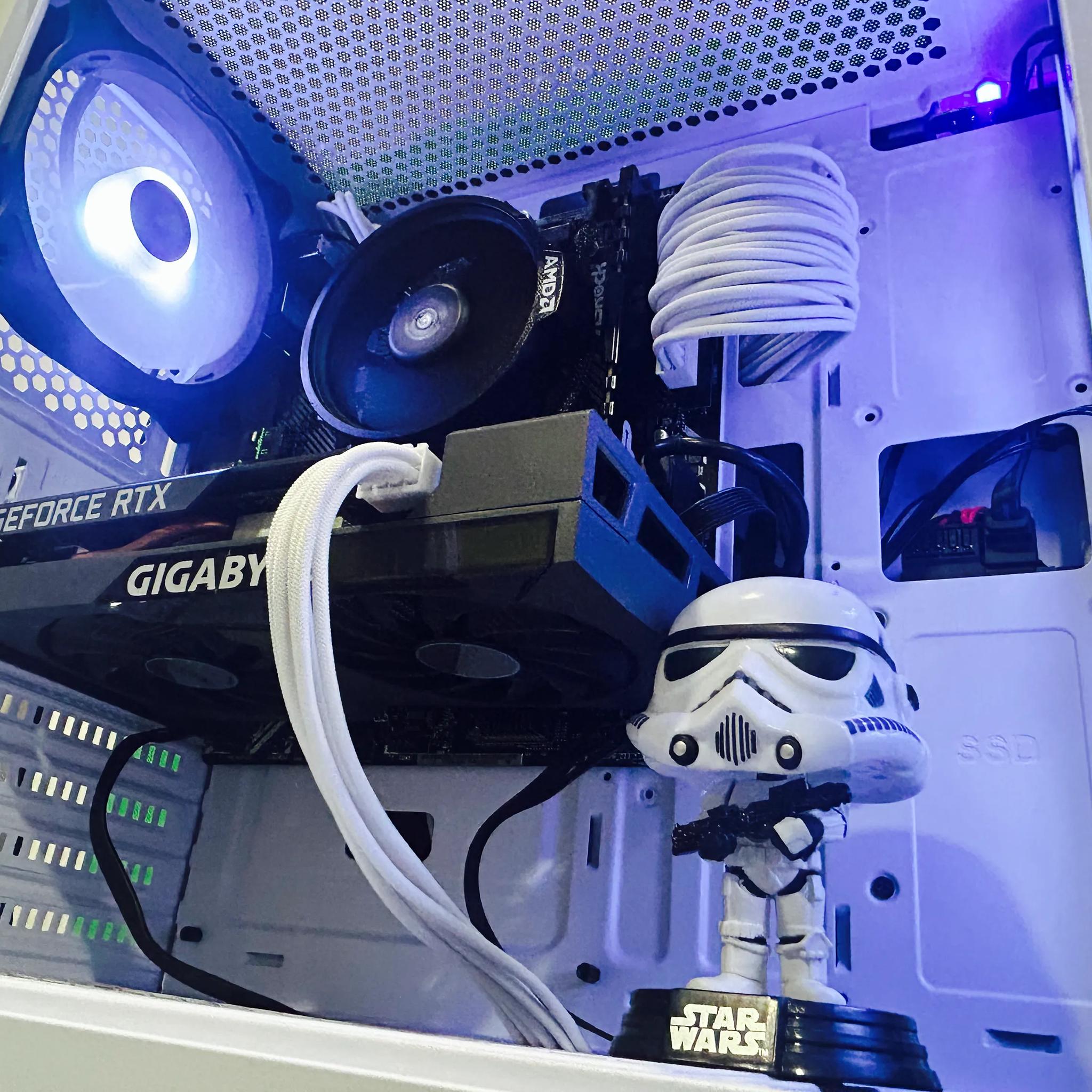 Stormtrooper Gaming PC AMD RYZEN 5 3600 | RTX 3050 8GB |1TB SSD | 16GB Ram| 3 RGB Fans