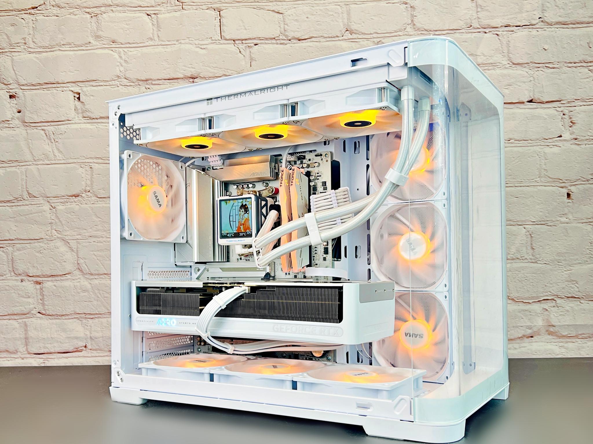 RTX 5070 TI AERO Ryzen 7 7800X3D 32GB DDR5 RAM 2TB SSD M.2 WIN 11 PRO Gaming PC 🤯