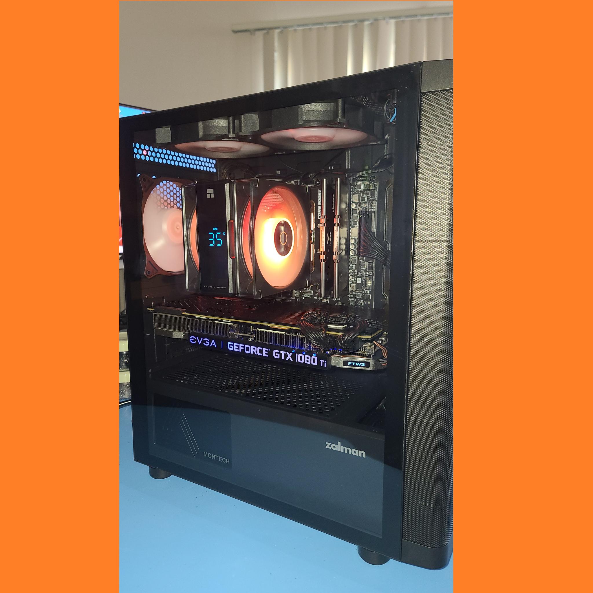 GeForce GTX 1080 Ti Custom Gaming PC - Ryzen 5 5500