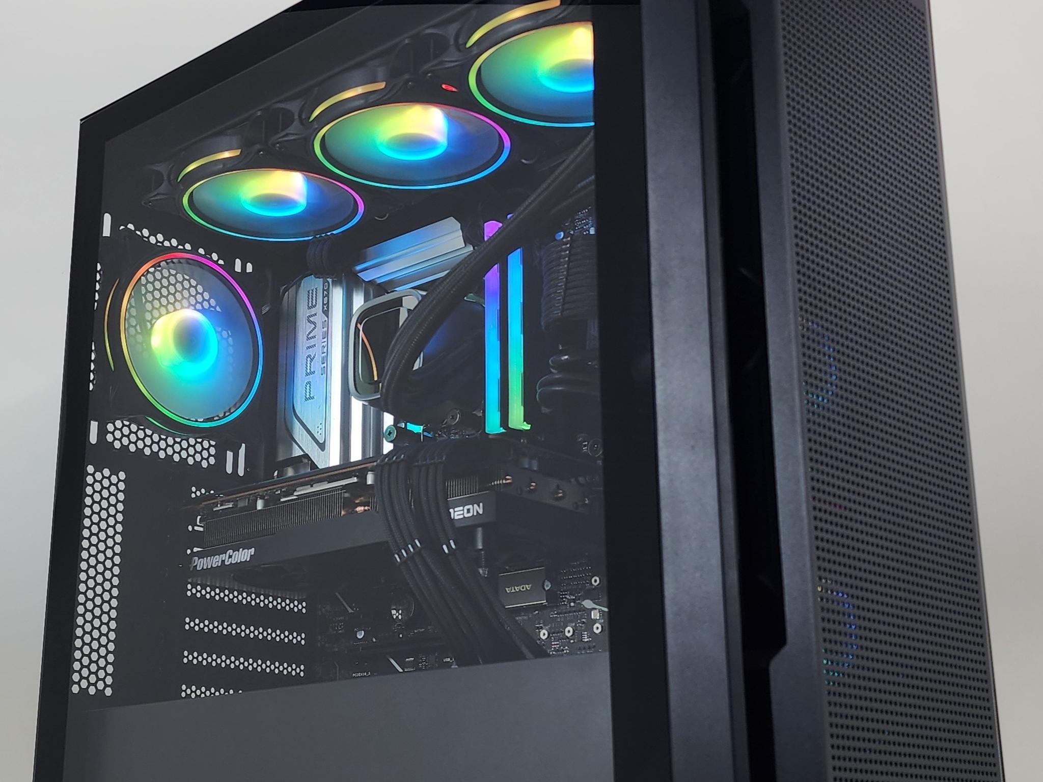 Gaming PC Ryzen 9 7900X 32GB RAM 1TB SSD RX 7800 XT 16GB Windows 11 Computer