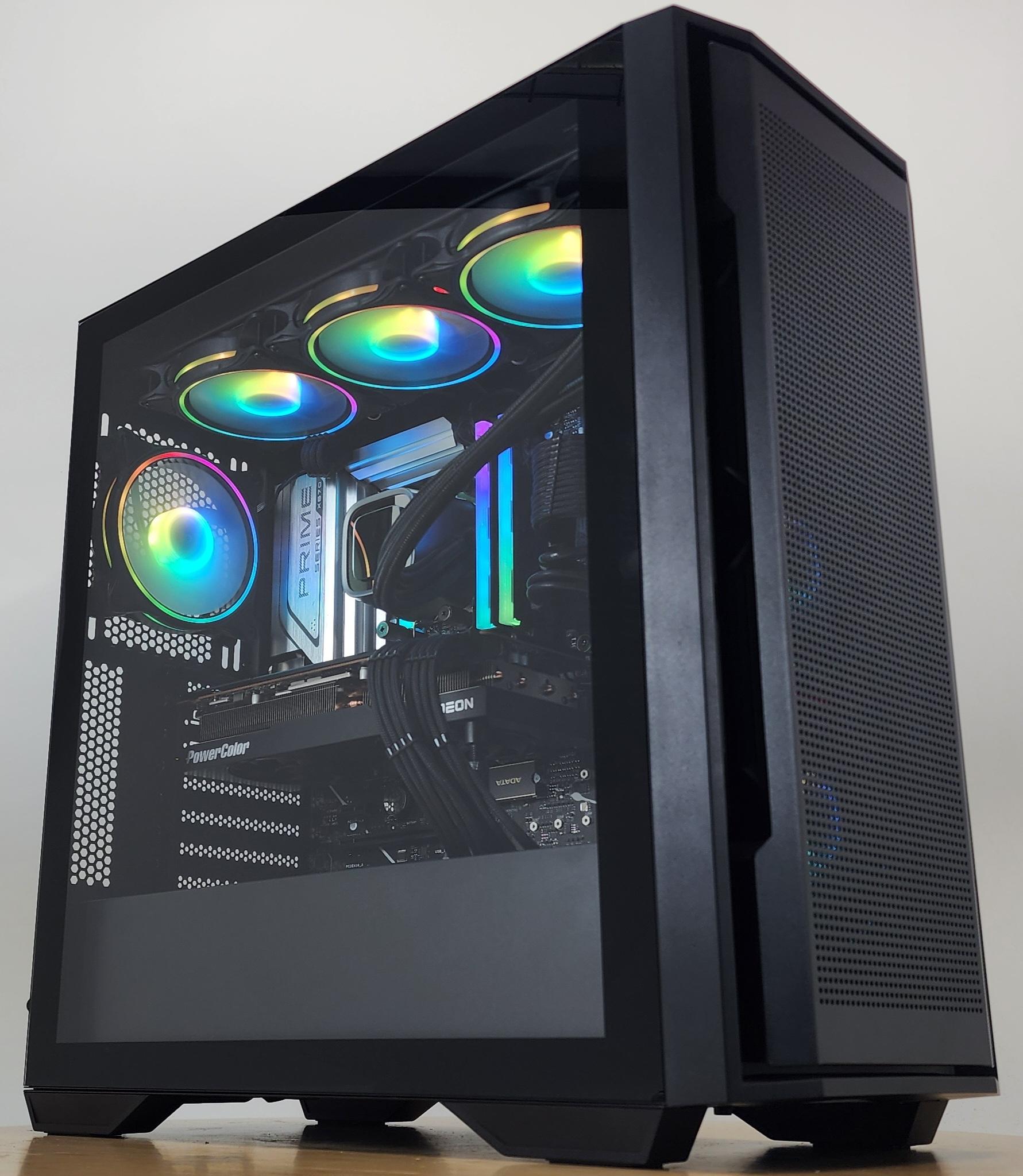 Gaming PC Ryzen 9 7900X 32GB RAM 1TB SSD RX 7800 XT 16GB Windows 11 Computer