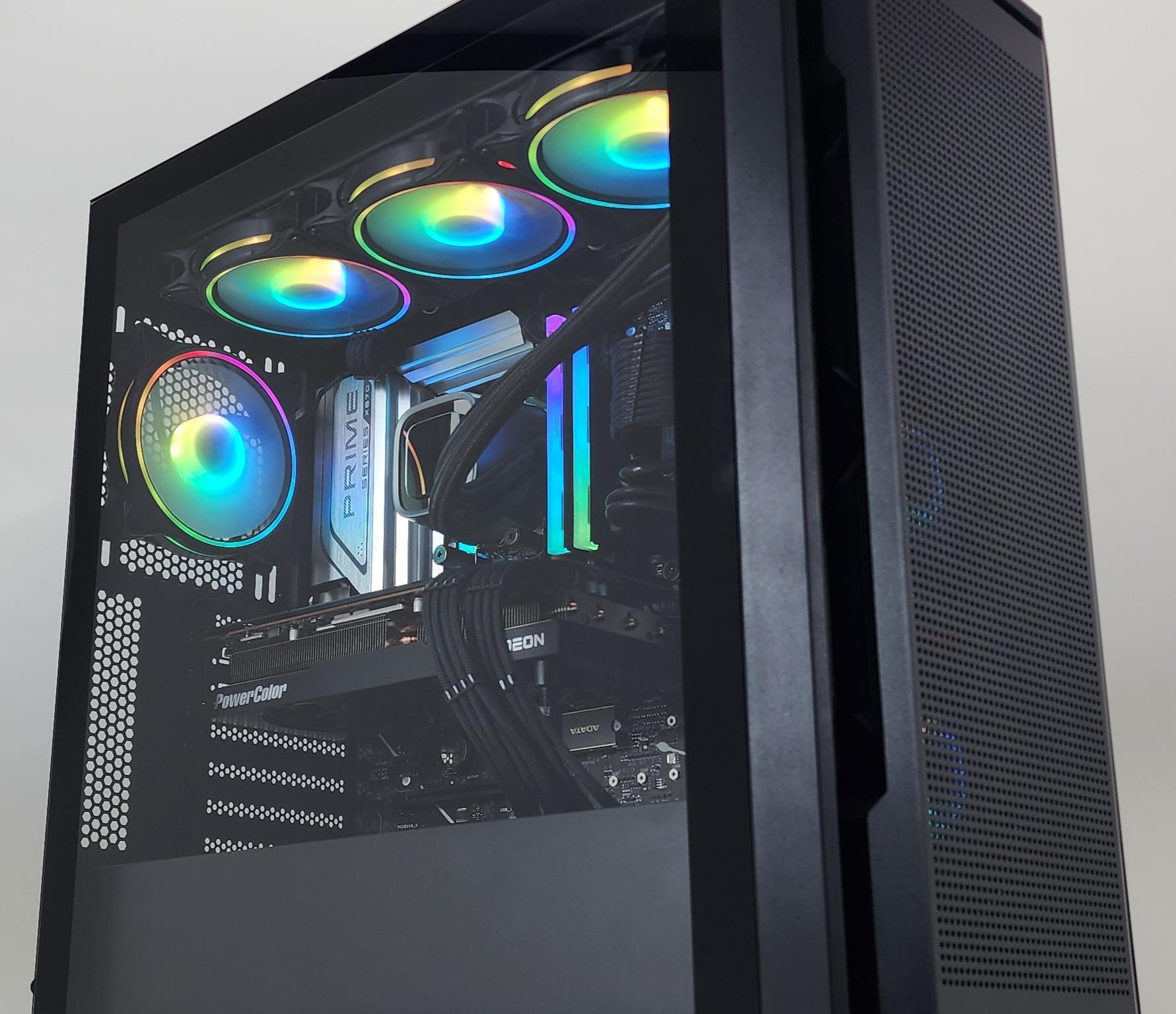 Gaming PC Ryzen 9 7900X 32GB RAM 1TB SSD RX 7800 XT 16GB Windows 11 Computer