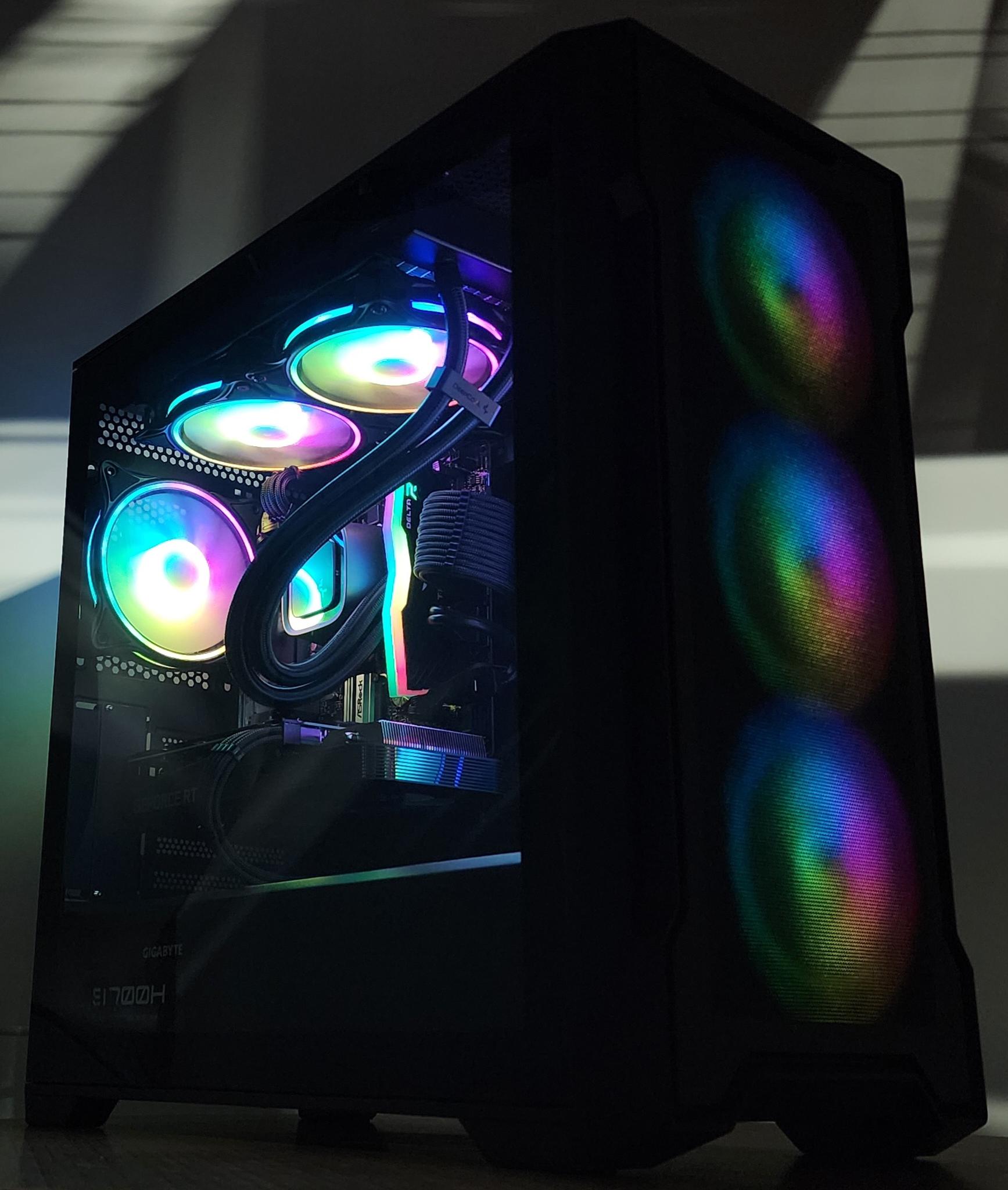 Gaming PC i7-9700K 32GB RAM 1TB SSD RTX 3070 8GB Win11 Computer