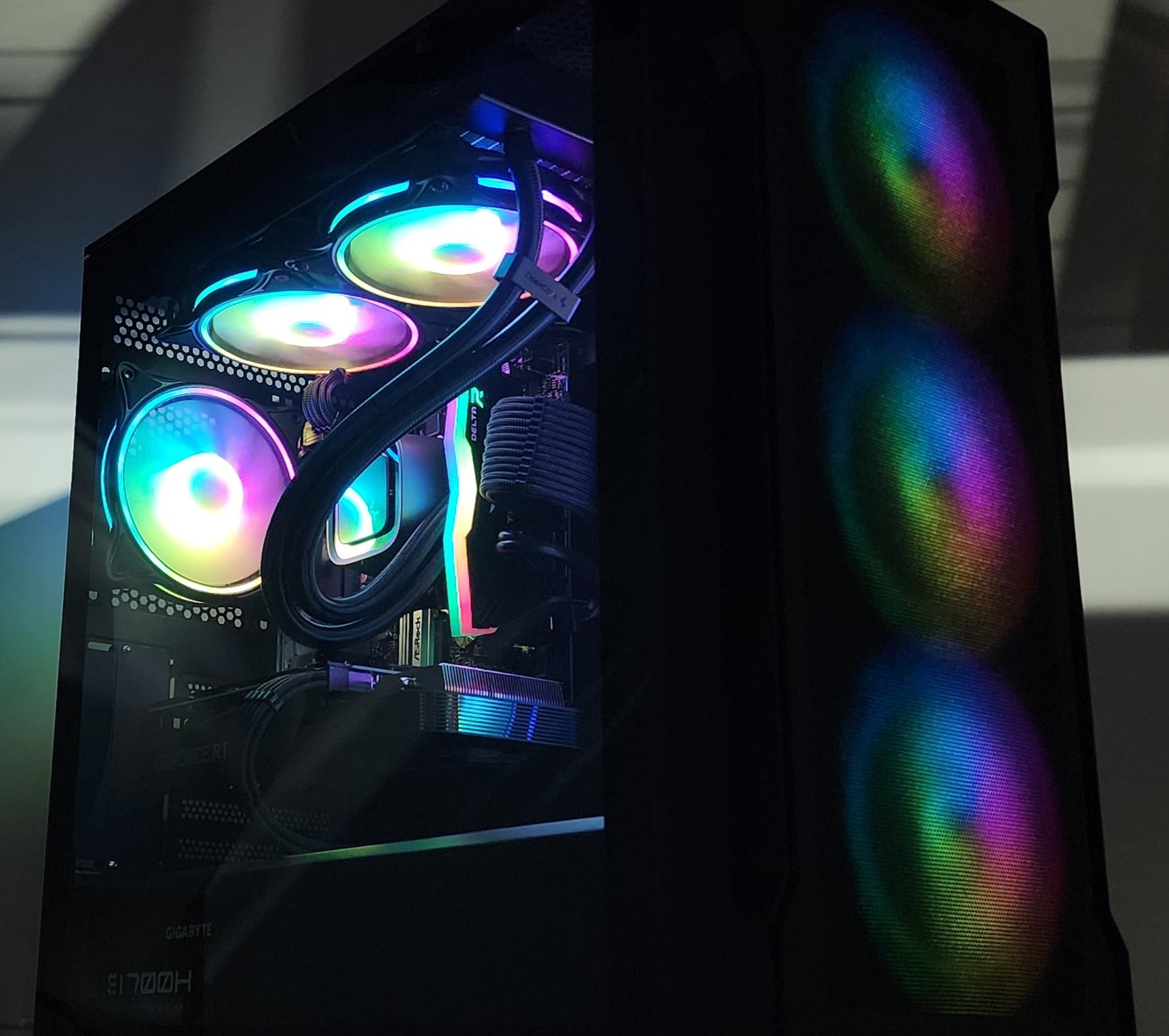Gaming PC i7-9700K 32GB RAM 1TB SSD RTX 3070 8GB Win11 Computer