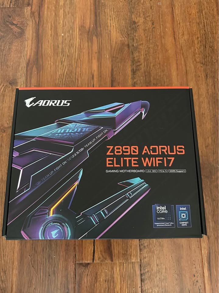 BNIB GIGABYTE Z890 AORUS ELITE WIFI7 Ultra Core (Series 2) LGA 1851