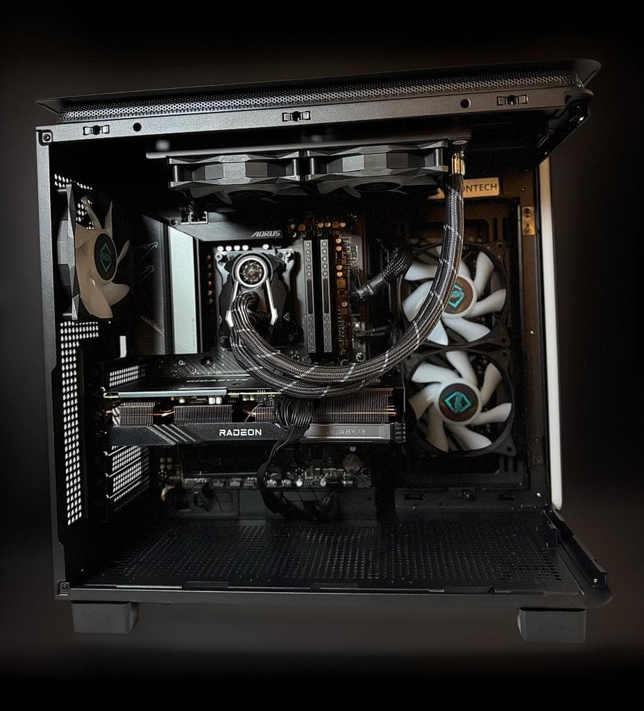 GLACIER🧊GAMER | RYZEN 9600X | RX 7600XT | 32GB DDR5 | 1TB SSD |WIFI-BT