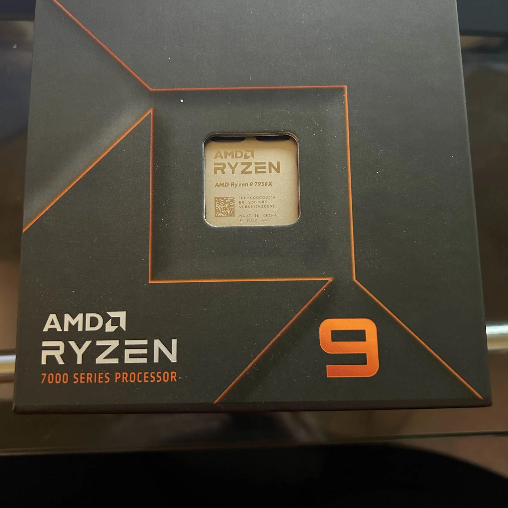 Ryzen 9 7950x 4.5 GHz 16 Core 32 Thread CPU | Unopened