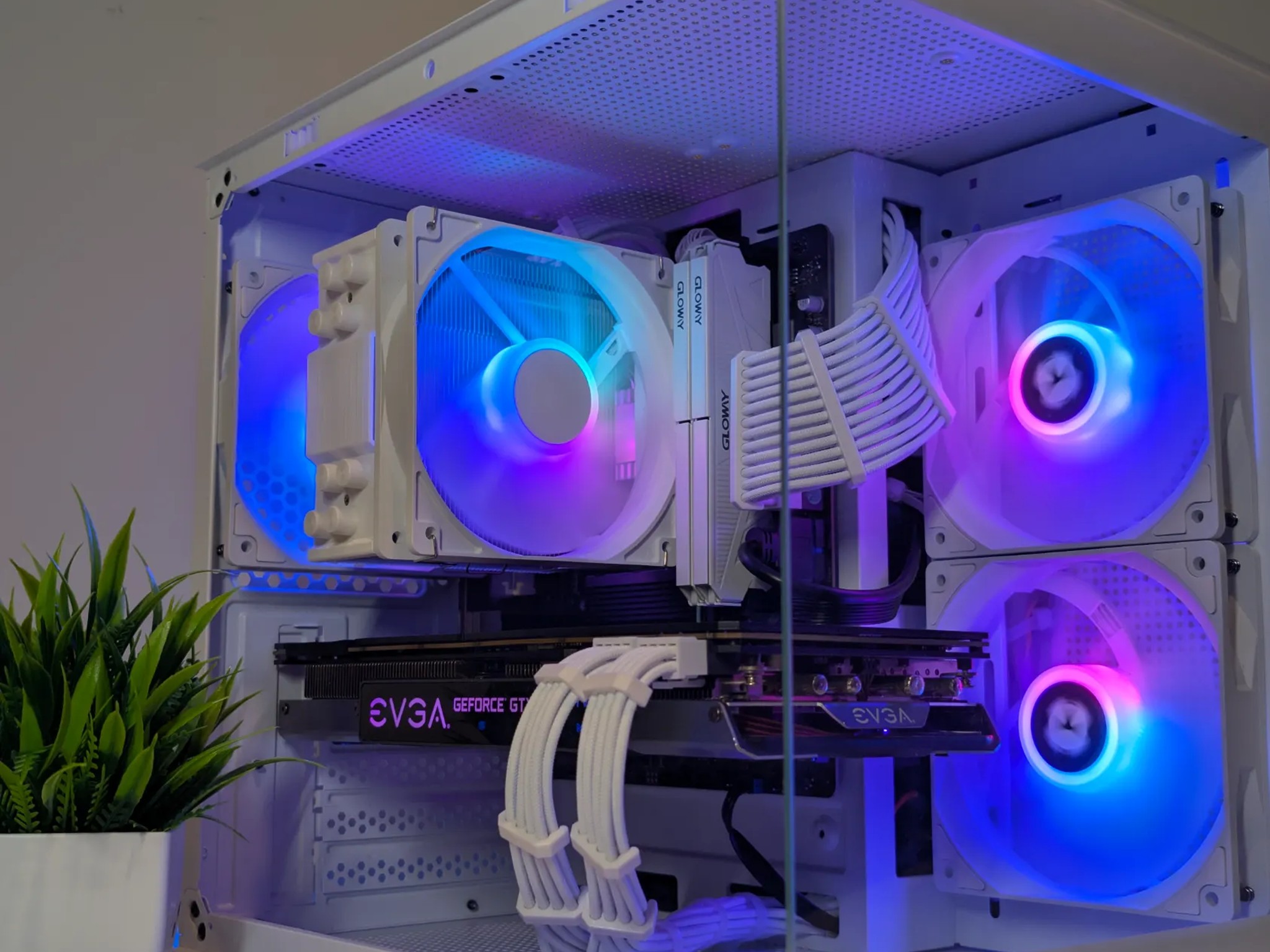 RYZEN 5 | GTX 1080 EVGA FTW2 | 16GB RAM | 500GB 4X4 NVME SSD | WINDOWS 11 PRO | WHITE GAMING PC