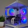 RYZEN 5 | GTX 1080 EVGA FTW2 | 16GB RAM | 500GB 4X4 NVME SSD | WINDOWS 11 PRO | WHITE GAMING PC