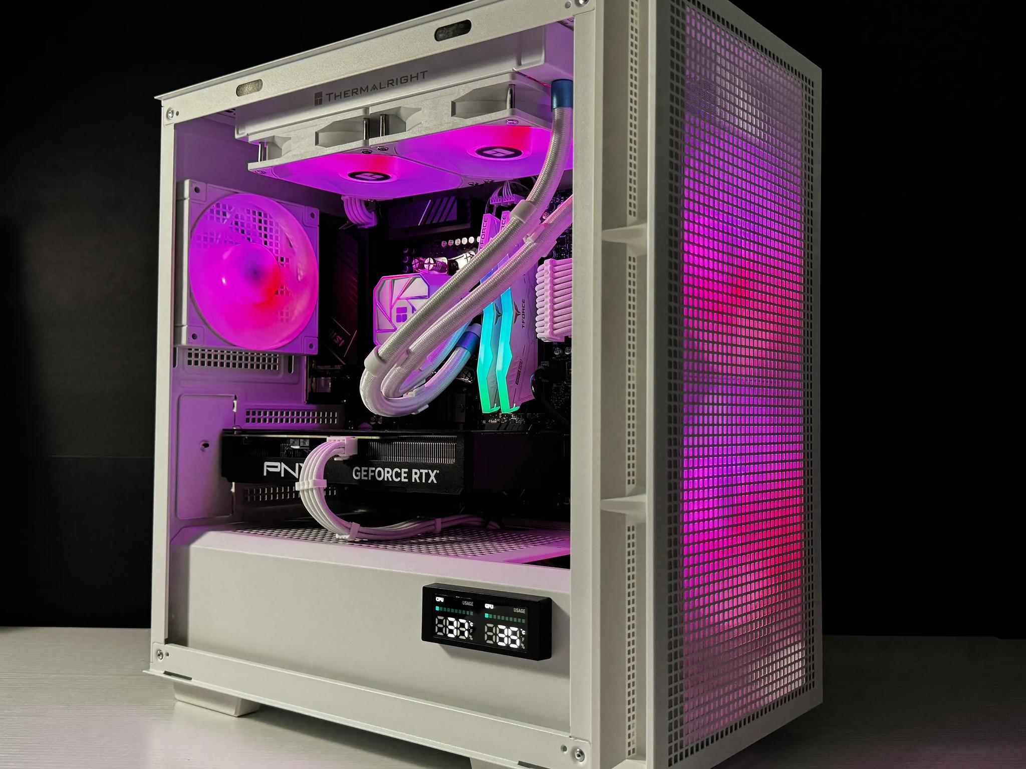 ⚫️SKY⚪️ Gaming PC | AMD Ryzen 5 7600x | 32GB DDR5 | RTX 4070 | 1TB m.2 SSD | Win10 PRO | Wi-Fi