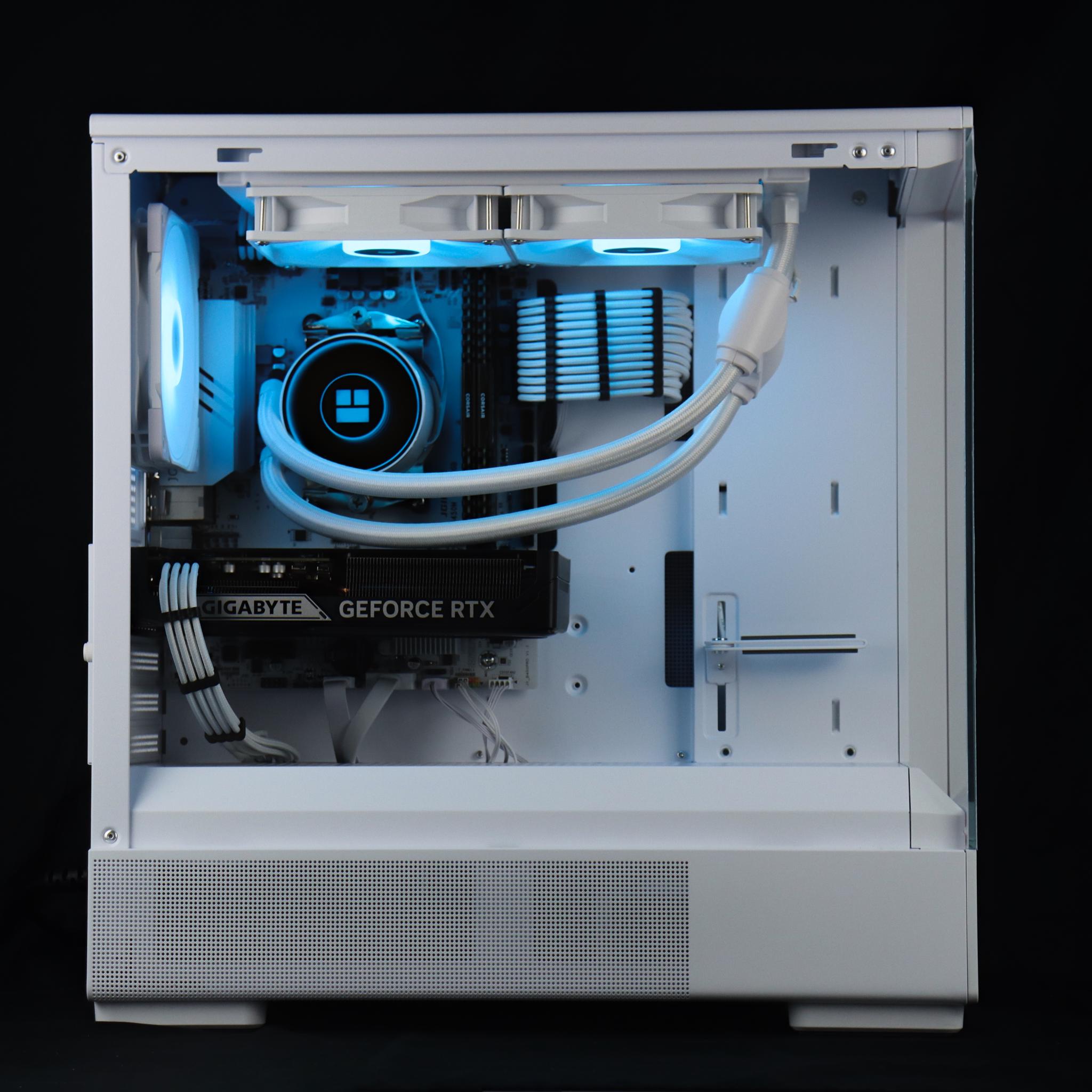 🧊❄️🧊 White Gaming PC – RTX 5060 TI, Ryzen 7 5700X, 32GB RAM, 1TB SSD - WiFi 🧊❄️🧊