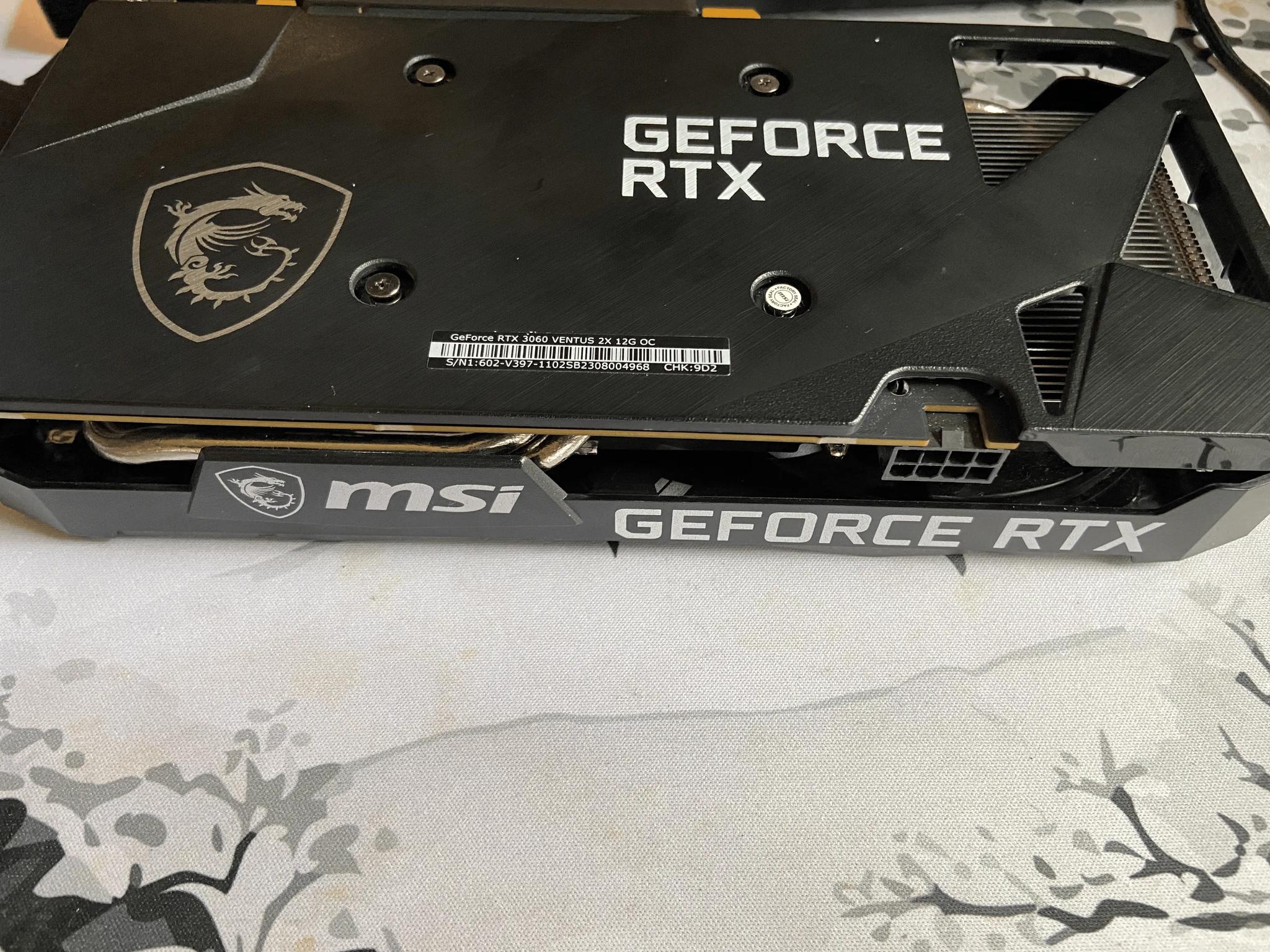 MSI NVIDIA Geforce RTX 3060 Ventus 2x OC12GB Graphics Card