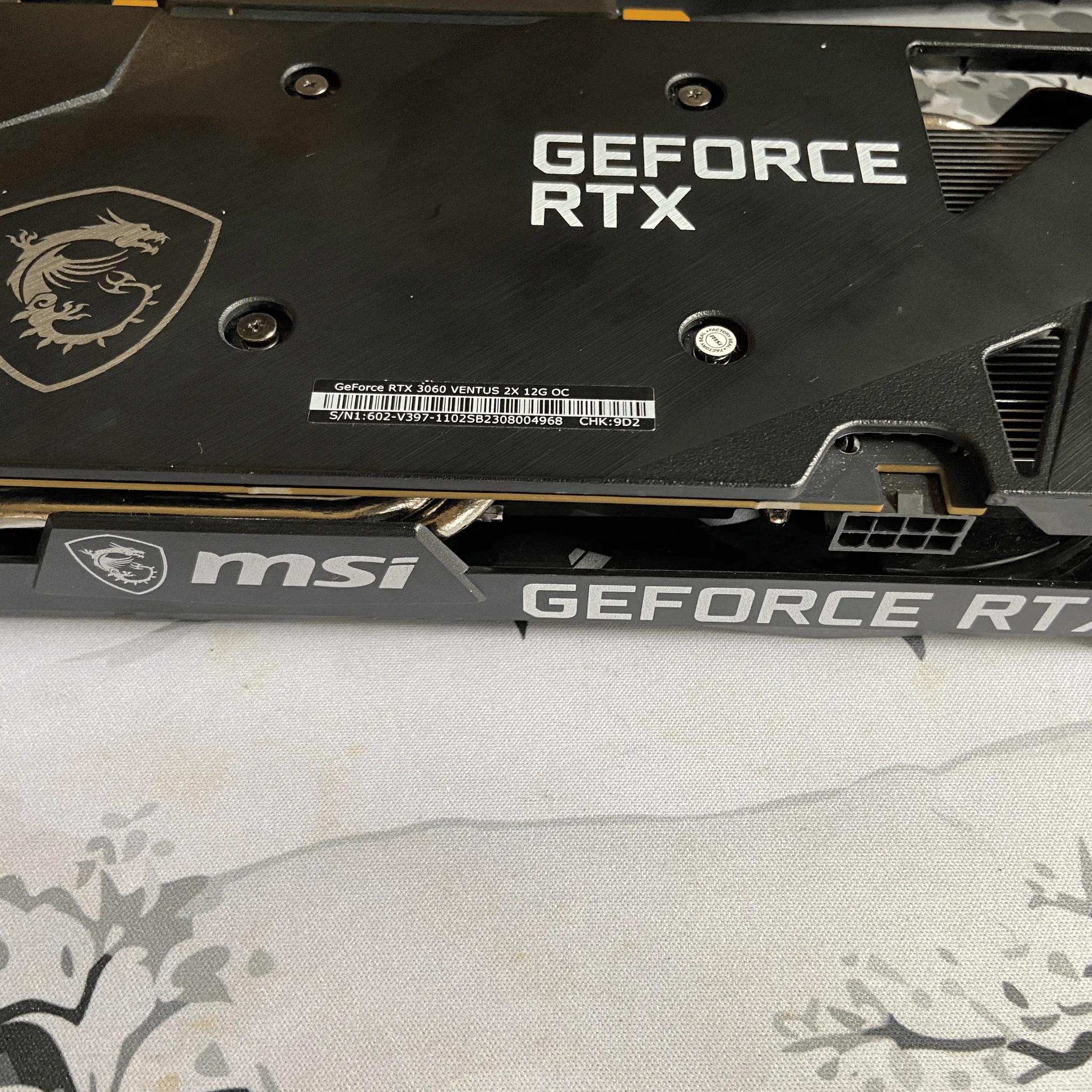 MSI NVIDIA Geforce RTX 3060 Ventus 2x OC12GB Graphics Card