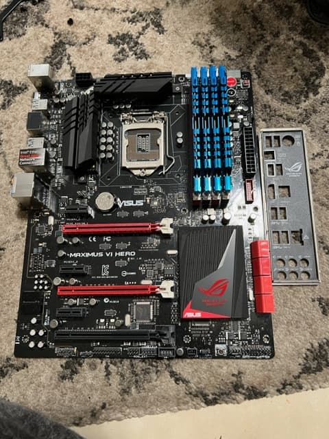 (Ram Included)ASUS MAXIMUS VI HERO LGA 1150 Intel Z87 HDMI SATA 6Gb/s USB 3.0 ATX Intel Motherboard