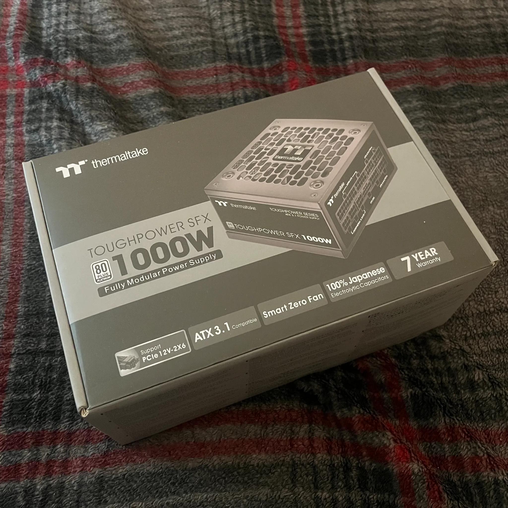 Thermaltake Toughpower SFX 1000W 80Plus Platinum ATX 3.1 Standard Power Supply