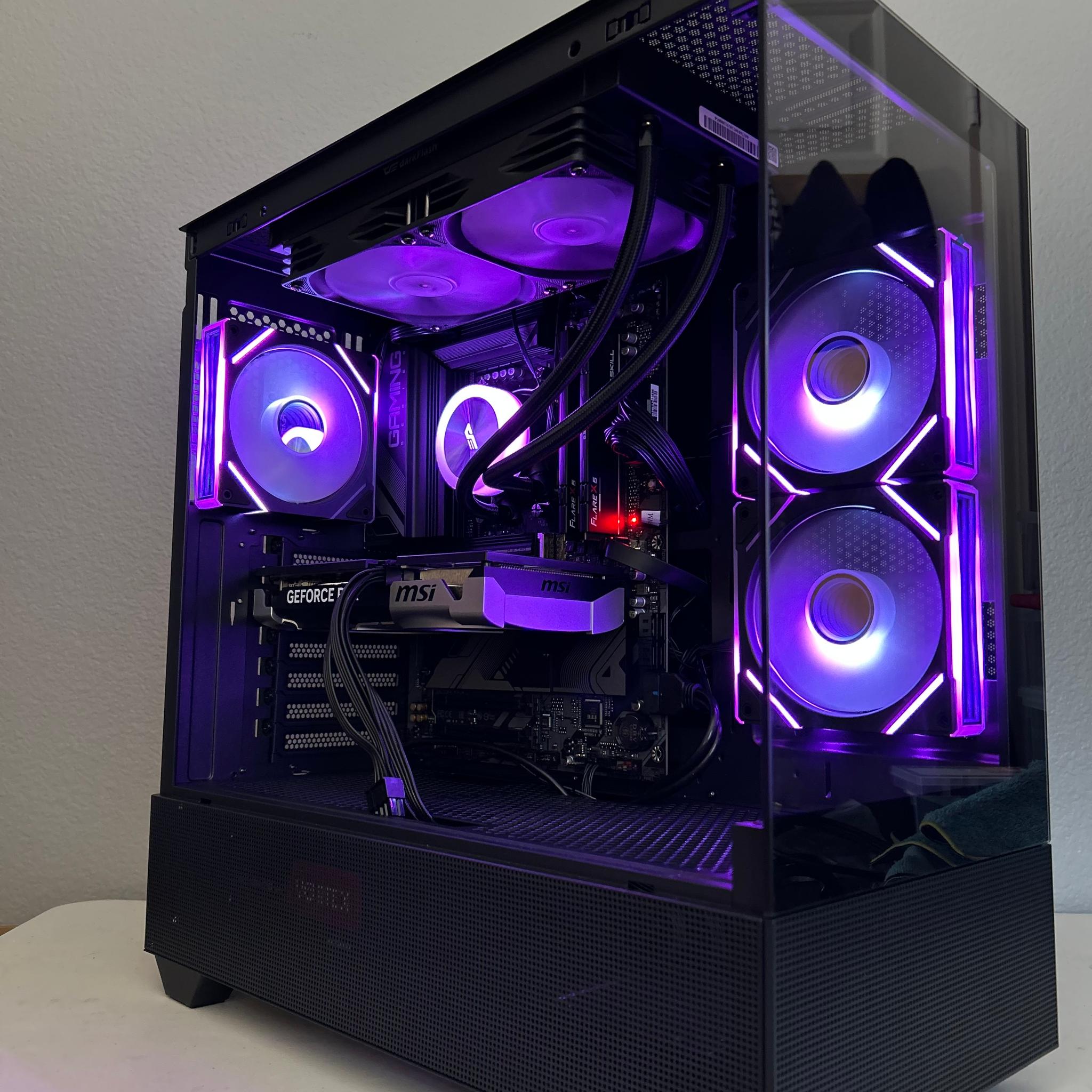🖤 Obsidian Black Gaming Rig | GeForce RTX 5060 Ti | Ryzen 7 7700x