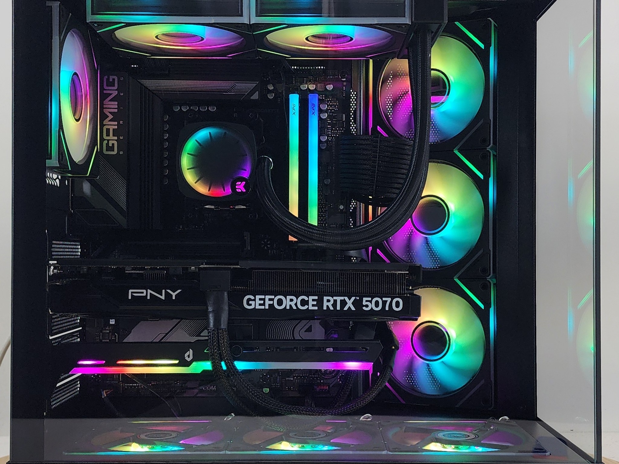 Gaming PC Ryzen 7 7700 32GB RAM 1TB SSD RTX 5070 12GB Windows 11 Computer