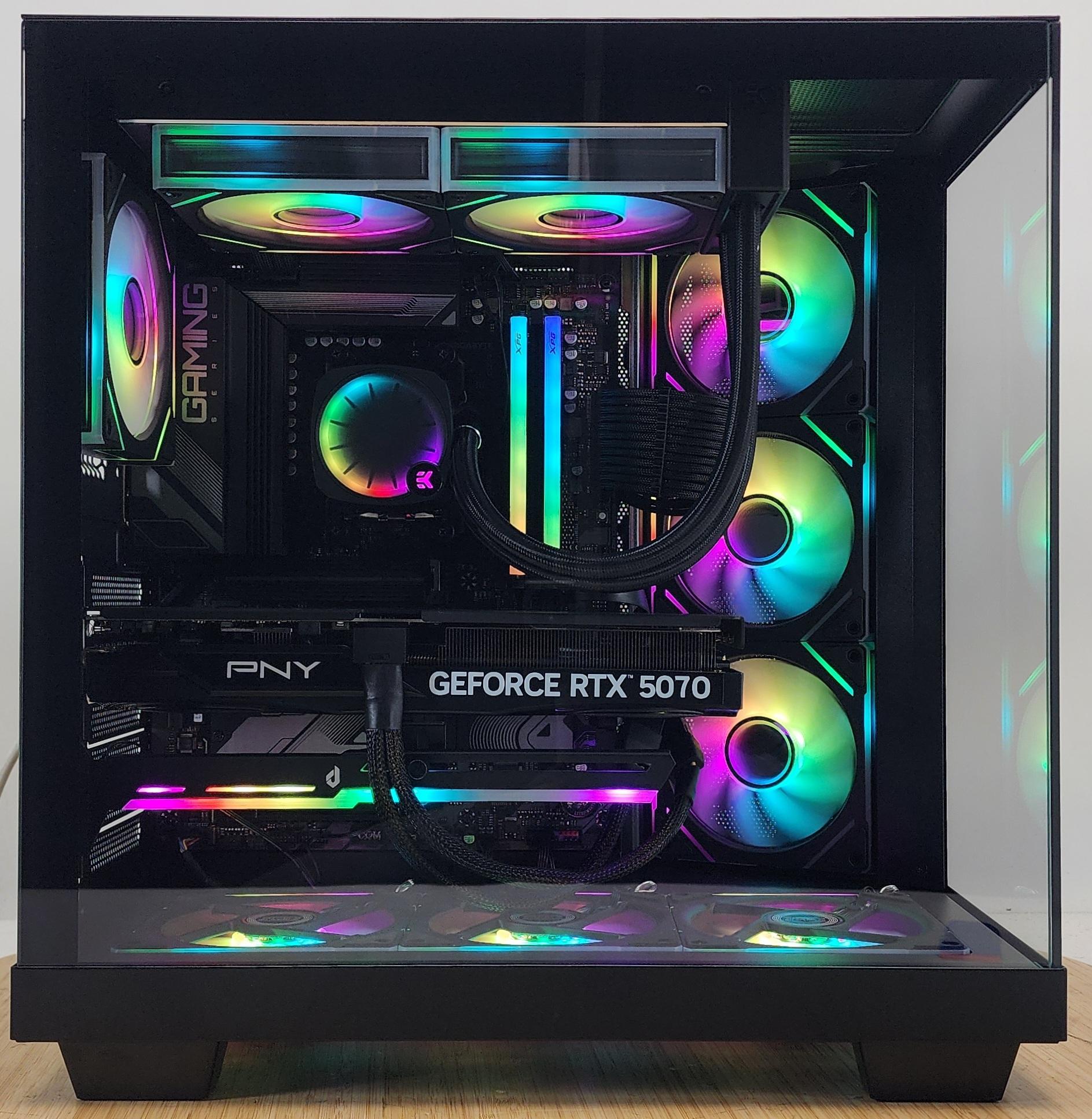 Gaming PC Ryzen 7 7700 32GB RAM 1TB SSD RTX 5070 12GB Windows 11 Computer