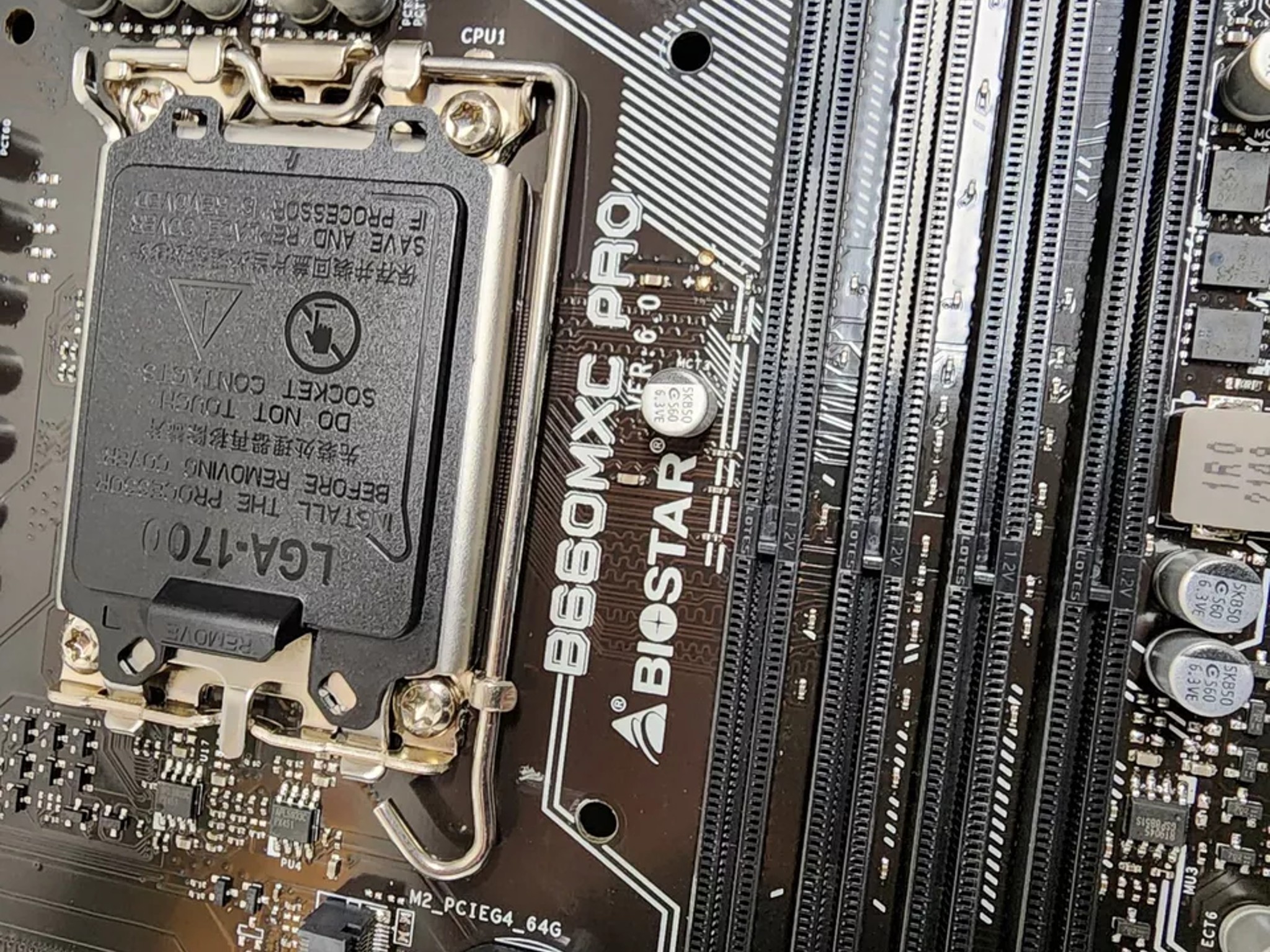 UPDATED BIOS BIOSTAR B660MXC PRO WIFI DDR4 LGA1700 MATX Motherboard