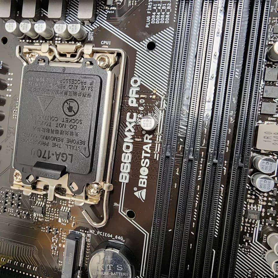 UPDATED BIOS BIOSTAR B660MXC PRO WIFI DDR4 LGA1700 MATX Motherboard