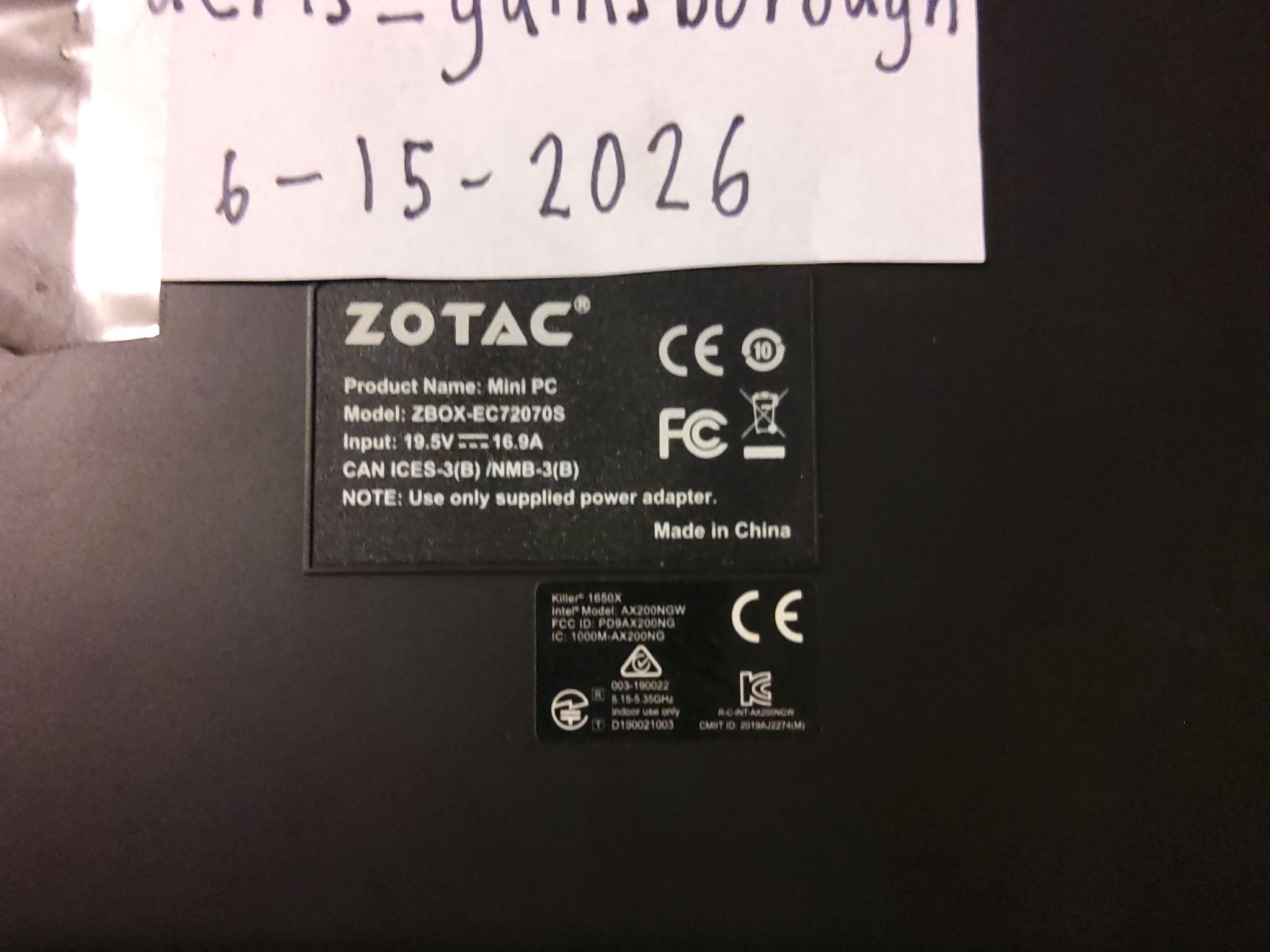 Zotac Magnus EC72070S Mini PC
