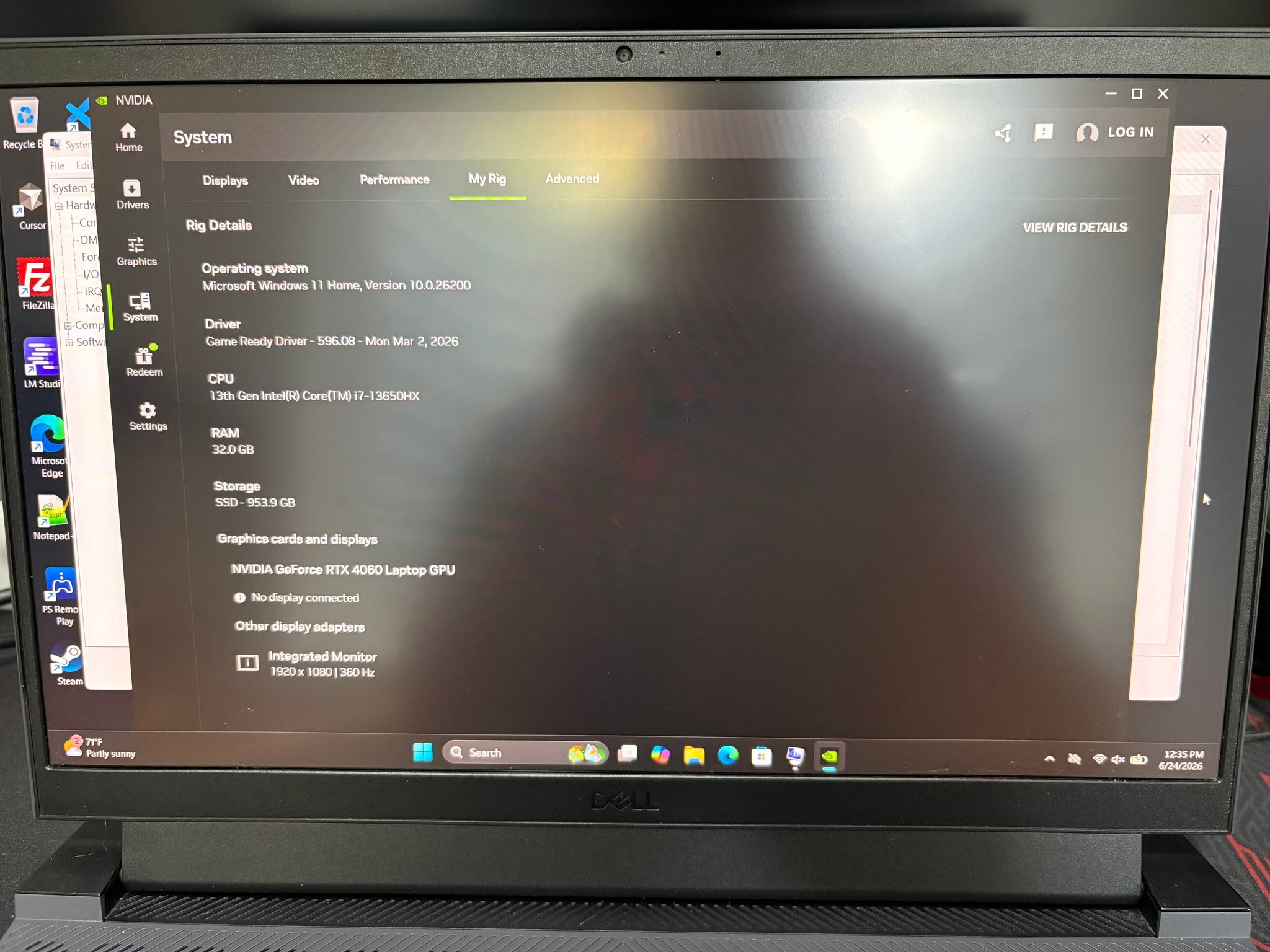 Dell G15 5530 Gaming Laptop – RTX 4060 | i7-13650HX | 32GB RAM | 1TB SSD | 300Hz IPS