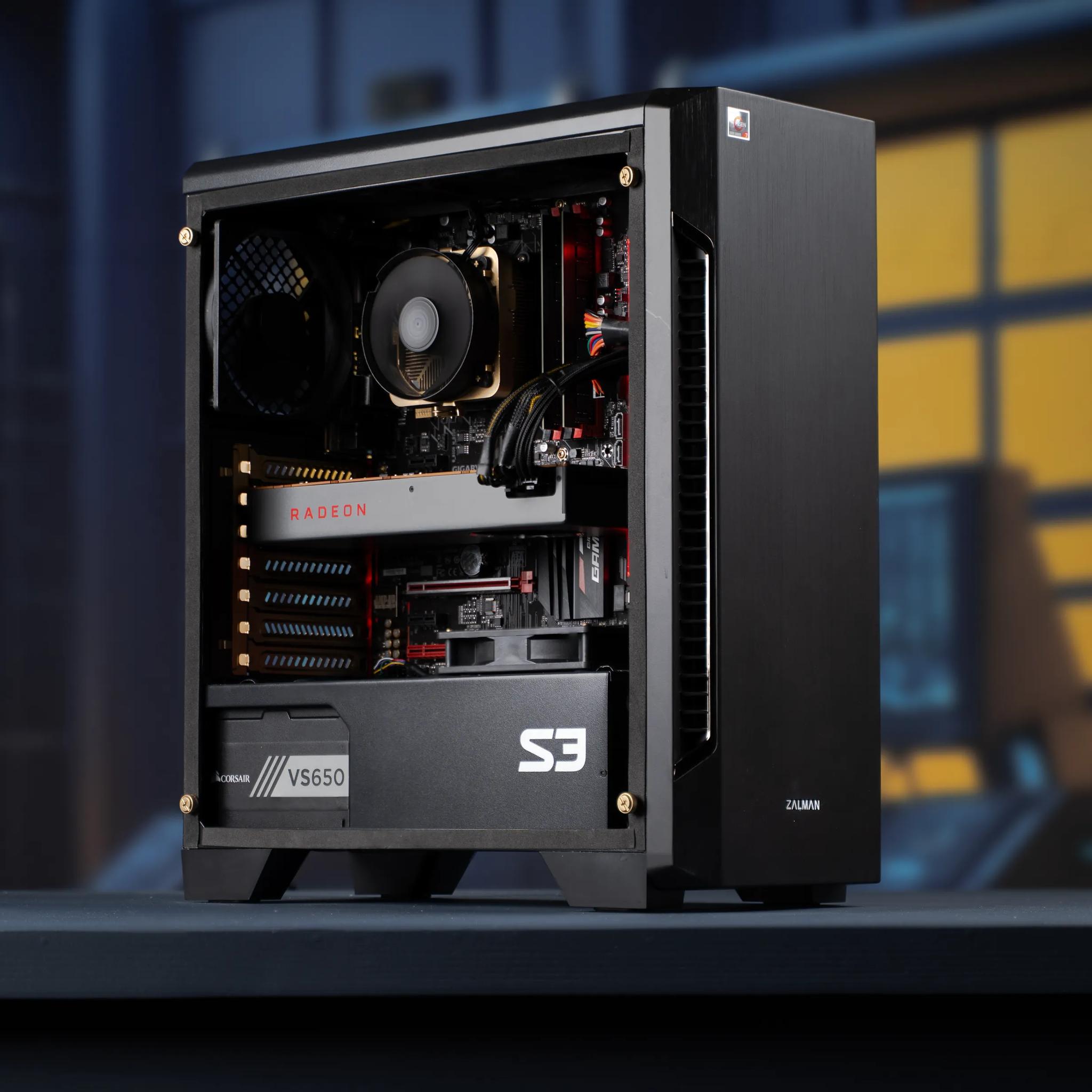 “Eco91” RX 5700 Ryzen 7 32GB Windows 11 1TB Gaming PC Powerhouse