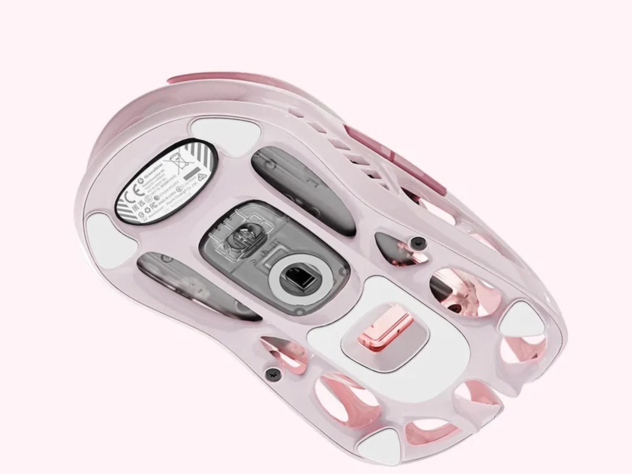 GravaStar Mercury M1 Pro Wireless Gaming Mouse pink