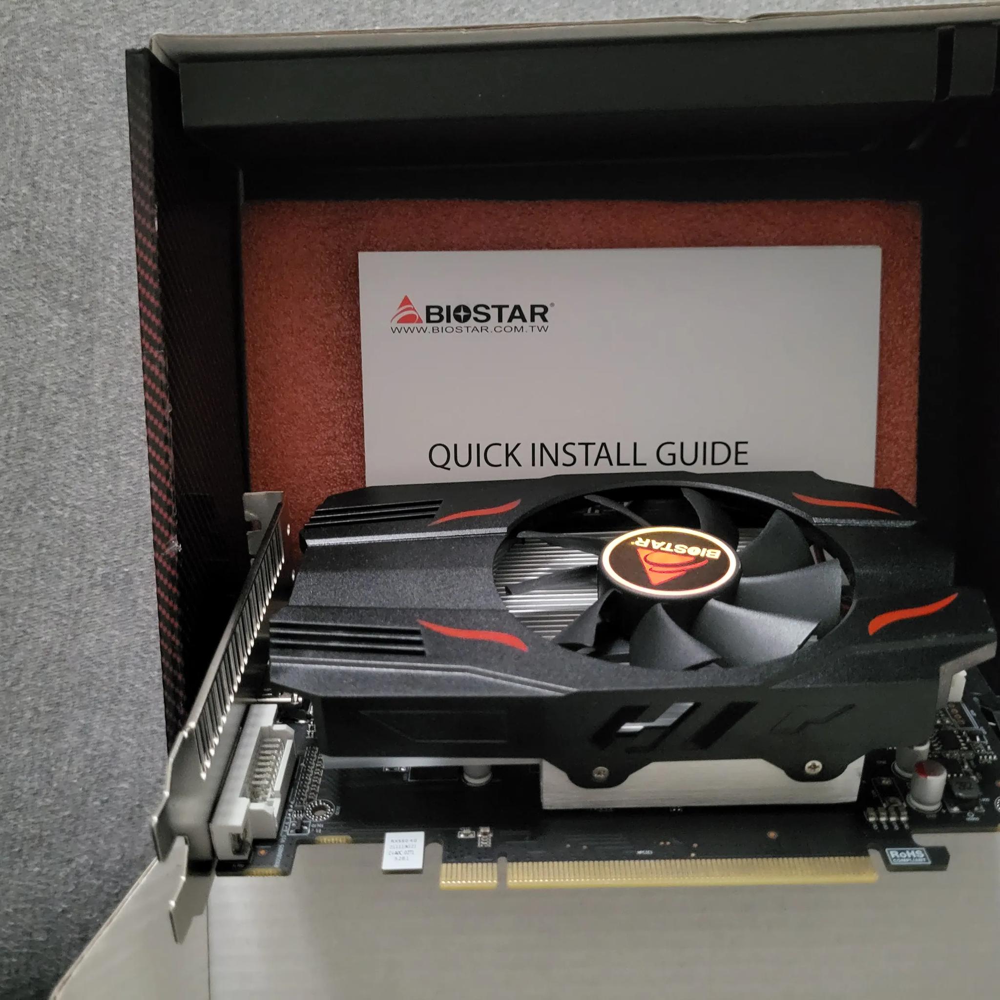 BioStar RX550 4GB 128bit DDR5