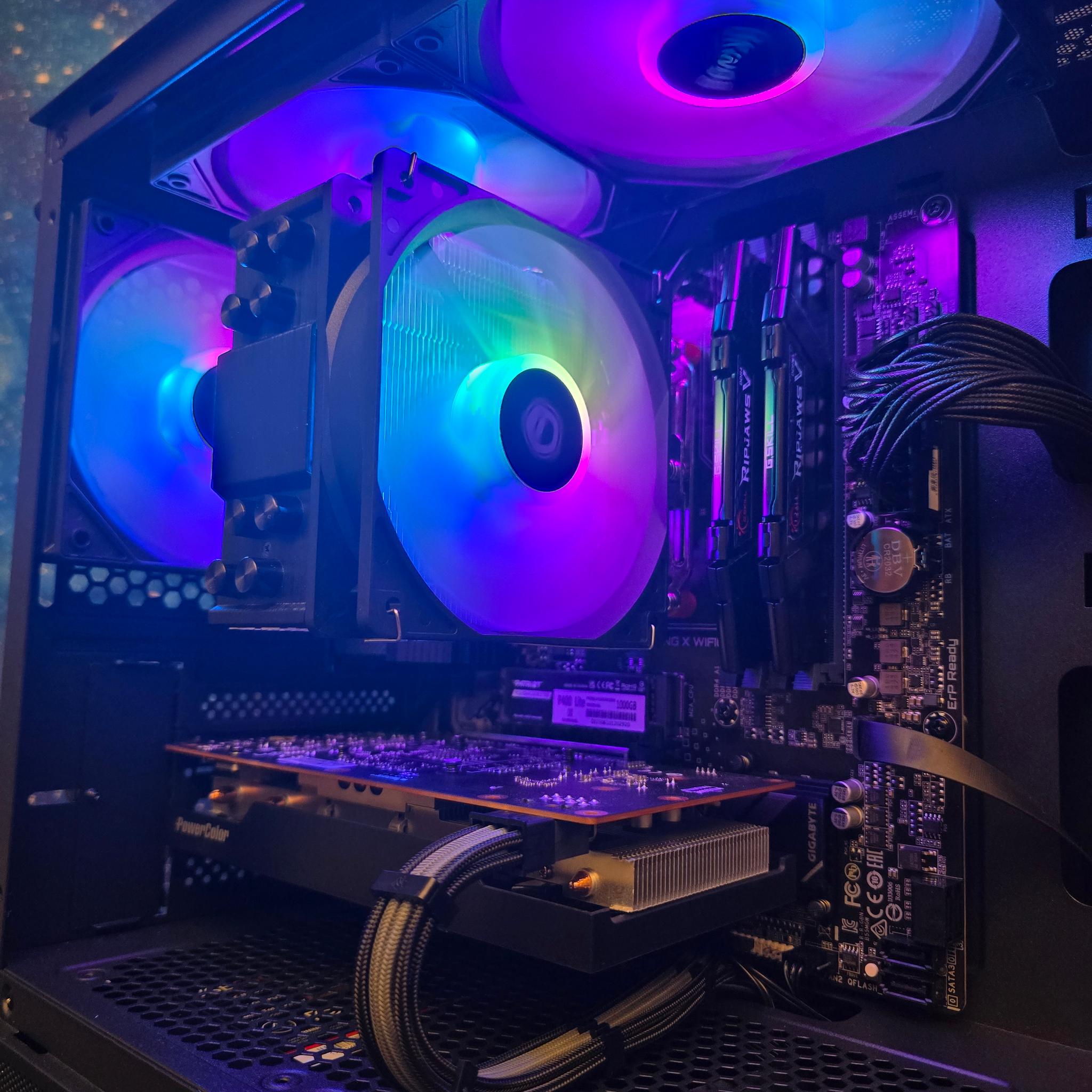 MID LEVEL 1080P PC | RX 6600 8GB | Ryzen 5 5500 | B550M | 16GB DDR4