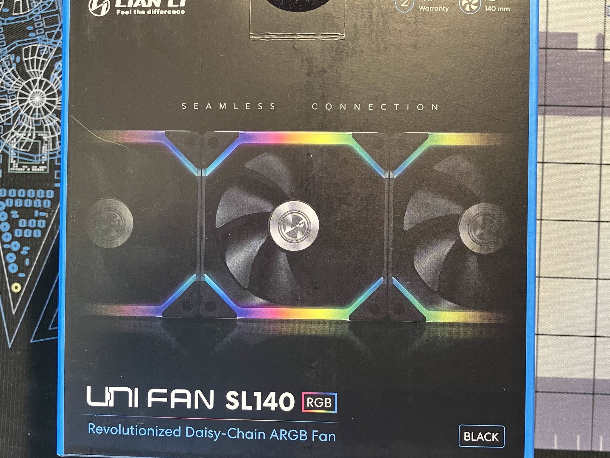 2 Pack - Lian Li Uni Fan SL140
