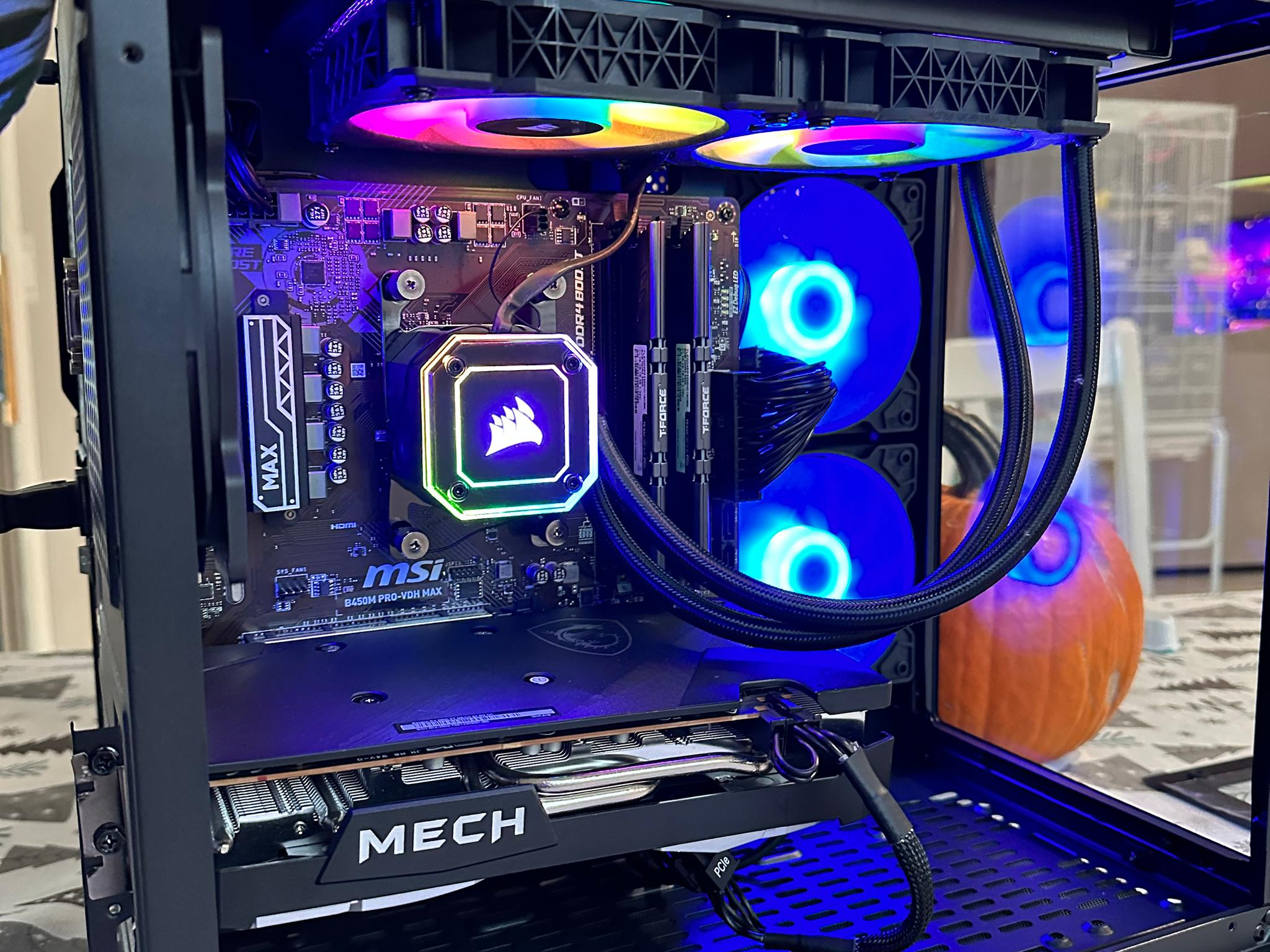 🔥🔥New prebuilt gaming pc Ryzen 9 3900x / 980 pro 1 TB SSD / 16 GB DDR4 /  Radeon RX 6600 XT MECH 🔥🔥