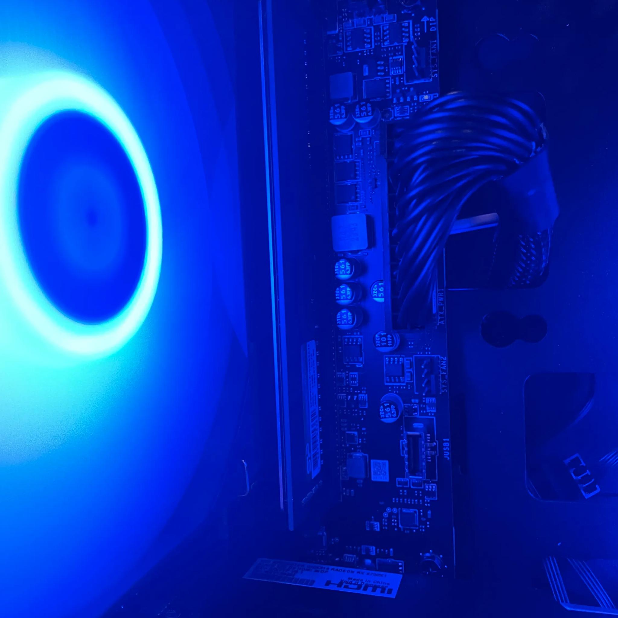 Custom-Built Gaming PC – Ryzen 5 5600 + RX 6700 XT – Great for 1080p/1440p Gaming