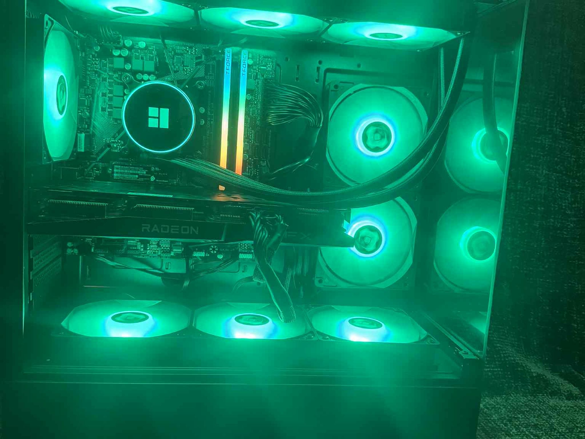 🔥 High-Performance Gaming PC – i7-10700K | RX 6700 | 32GB RAM | 1TB SSD | 360mm AIO | Win 11 Pro 🔥