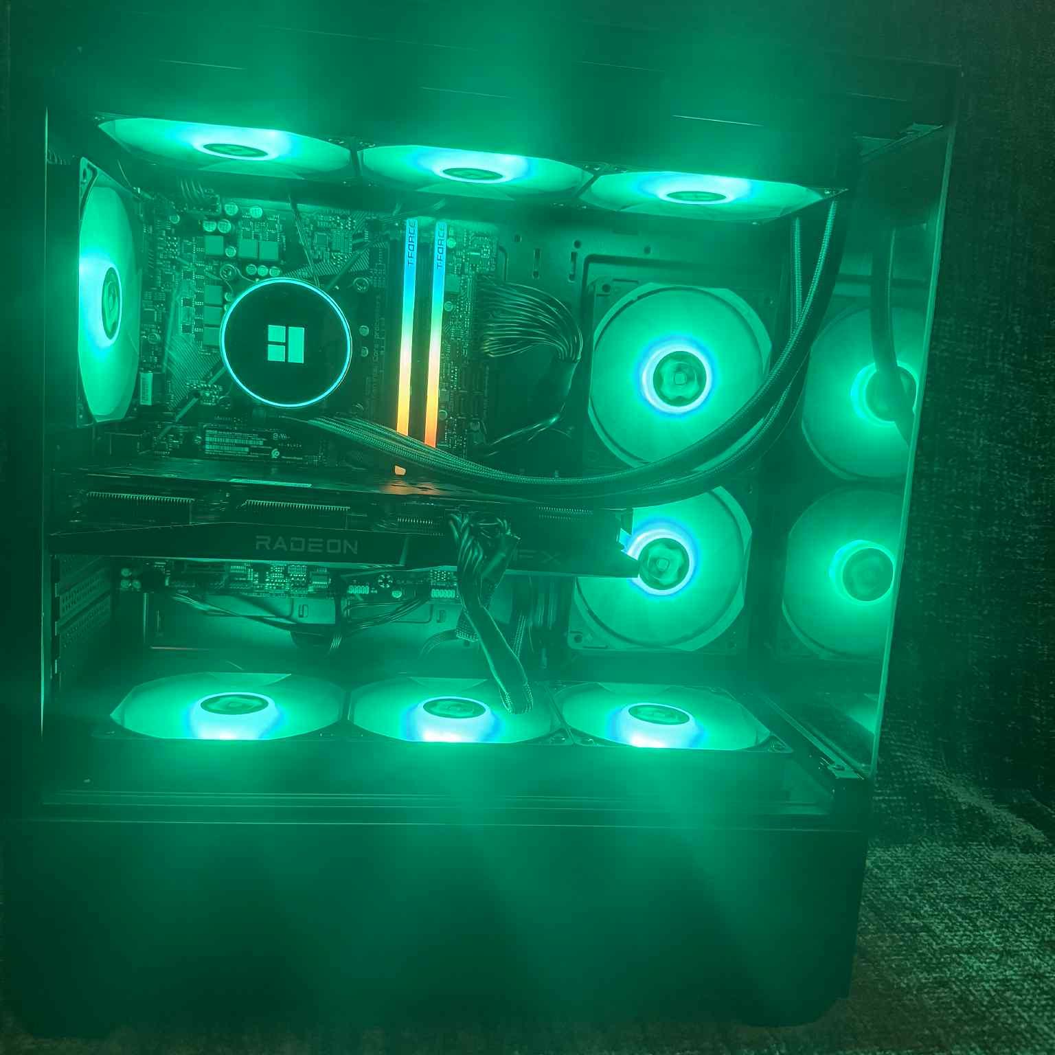 🔥 High-Performance Gaming PC – i7-10700K | RX 6700 | 32GB RAM | 1TB SSD | 360mm AIO | Win 11 Pro 🔥