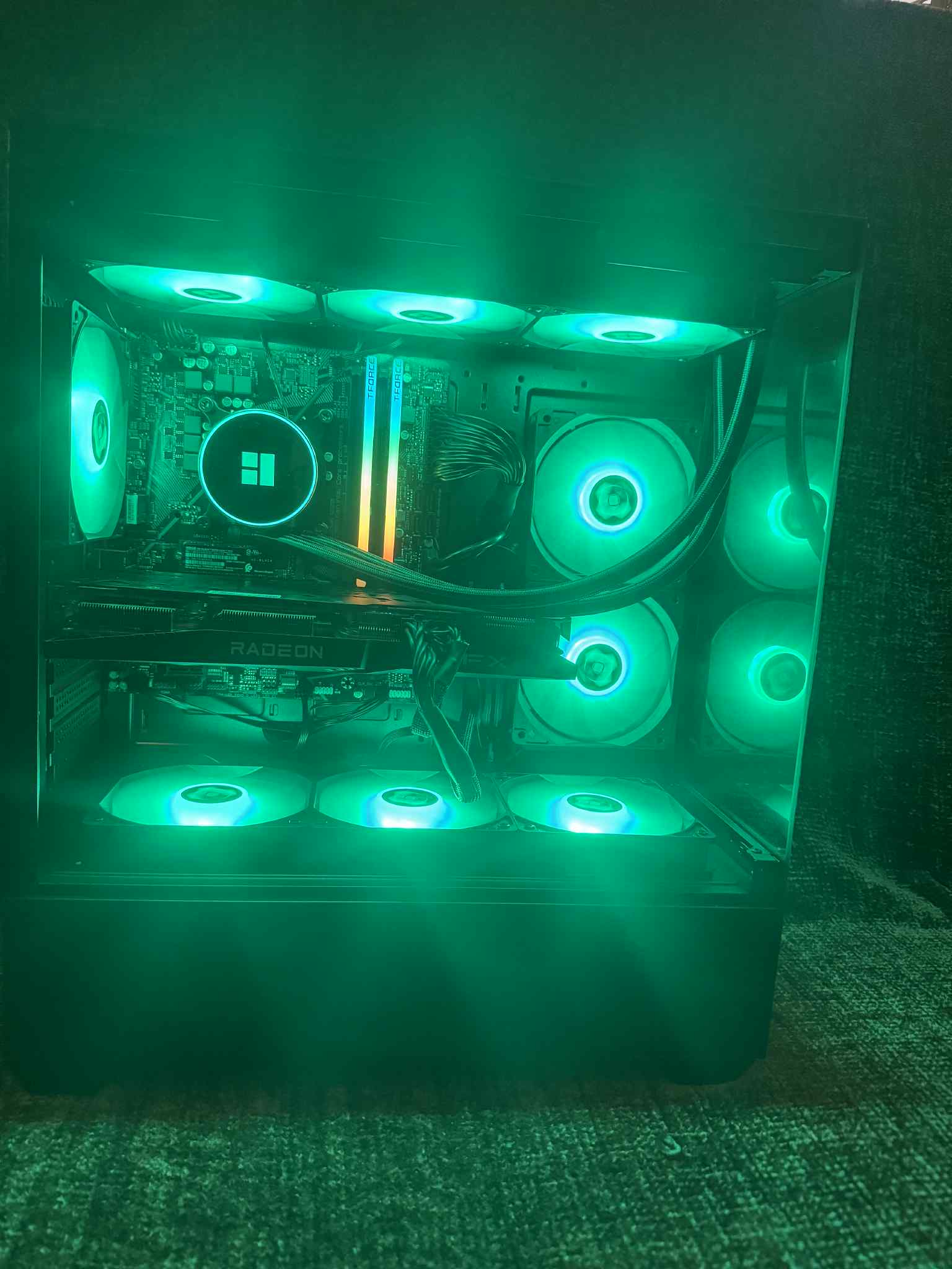 🔥 High-Performance Gaming PC – i7-10700K | RX 6700 | 32GB RAM | 1TB SSD | 360mm AIO | Win 11 Pro 🔥