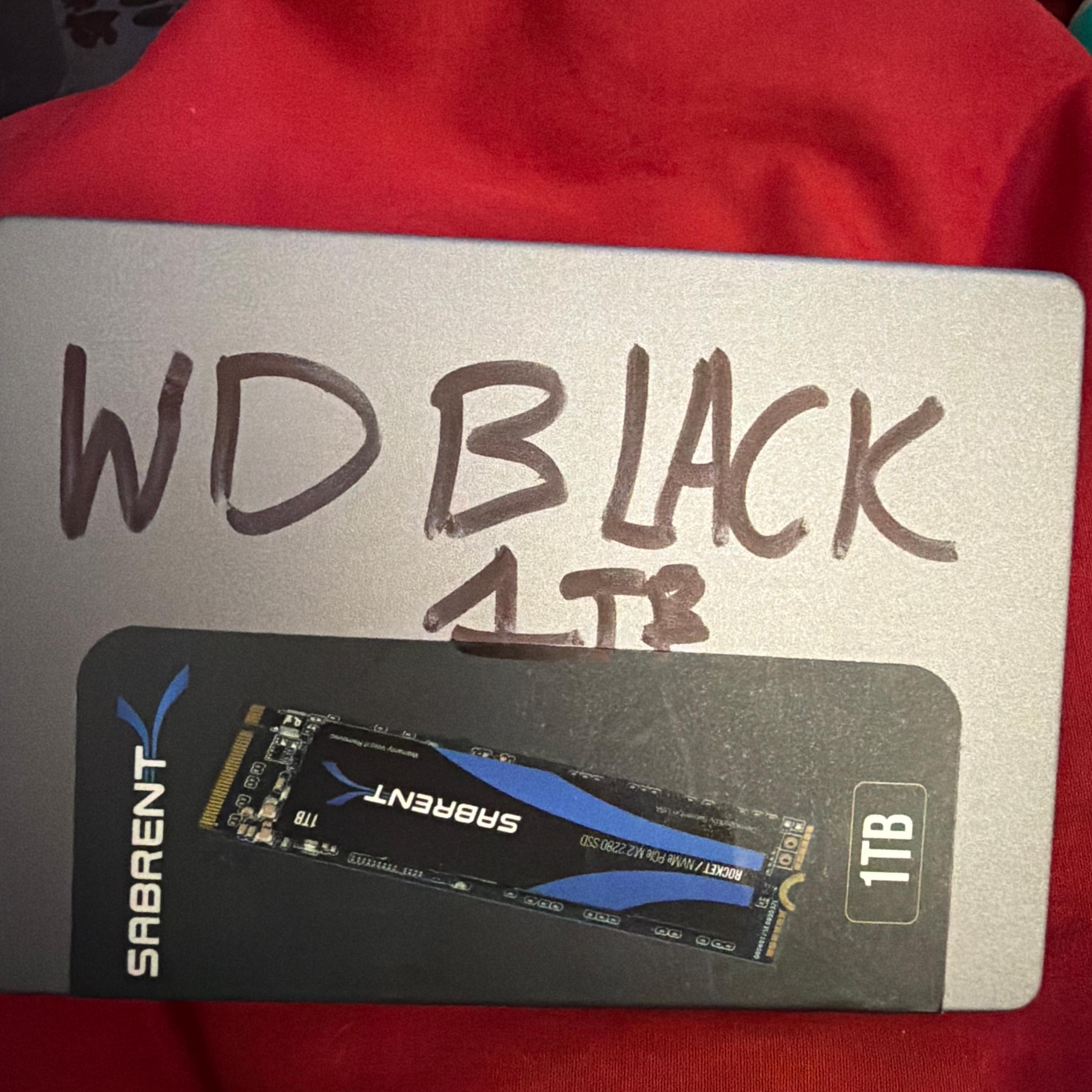 WD Black SN850X 1TB King of SSD’s!