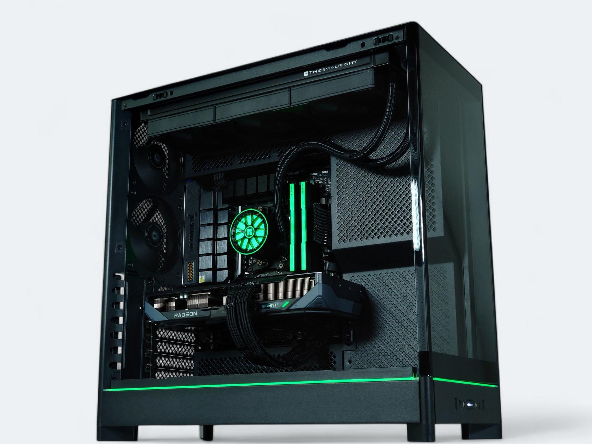 🌌 Liquid Cooled Gaming PC☄️AMD Ryzen 7 7700🌌AMD RX 9070 16GB🌌32GB DDR5🌌1TB NVME