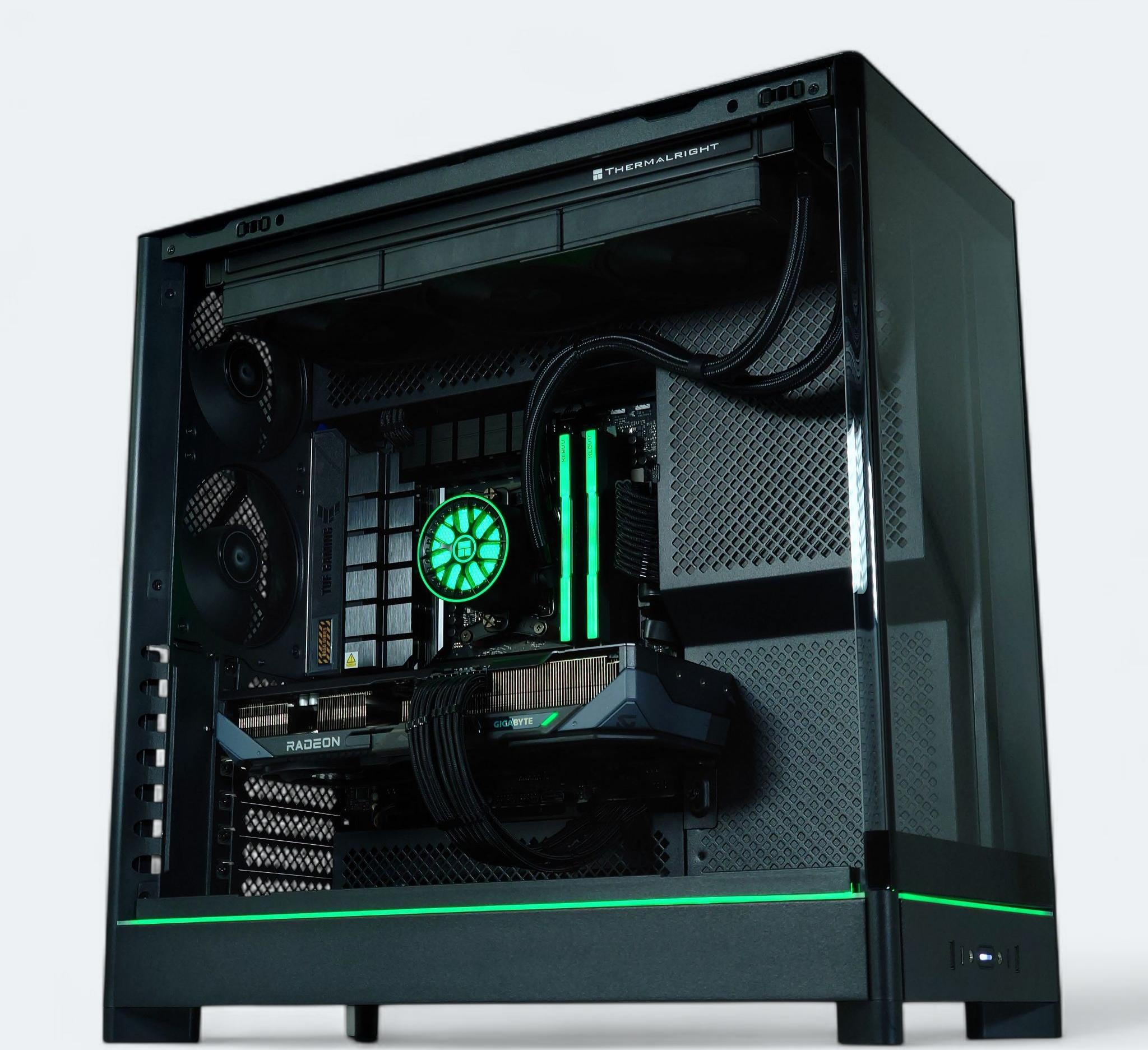 🌌 Liquid Cooled Gaming PC☄️AMD Ryzen 7 7700🌌AMD RX 9070 16GB🌌32GB DDR5🌌1TB NVME