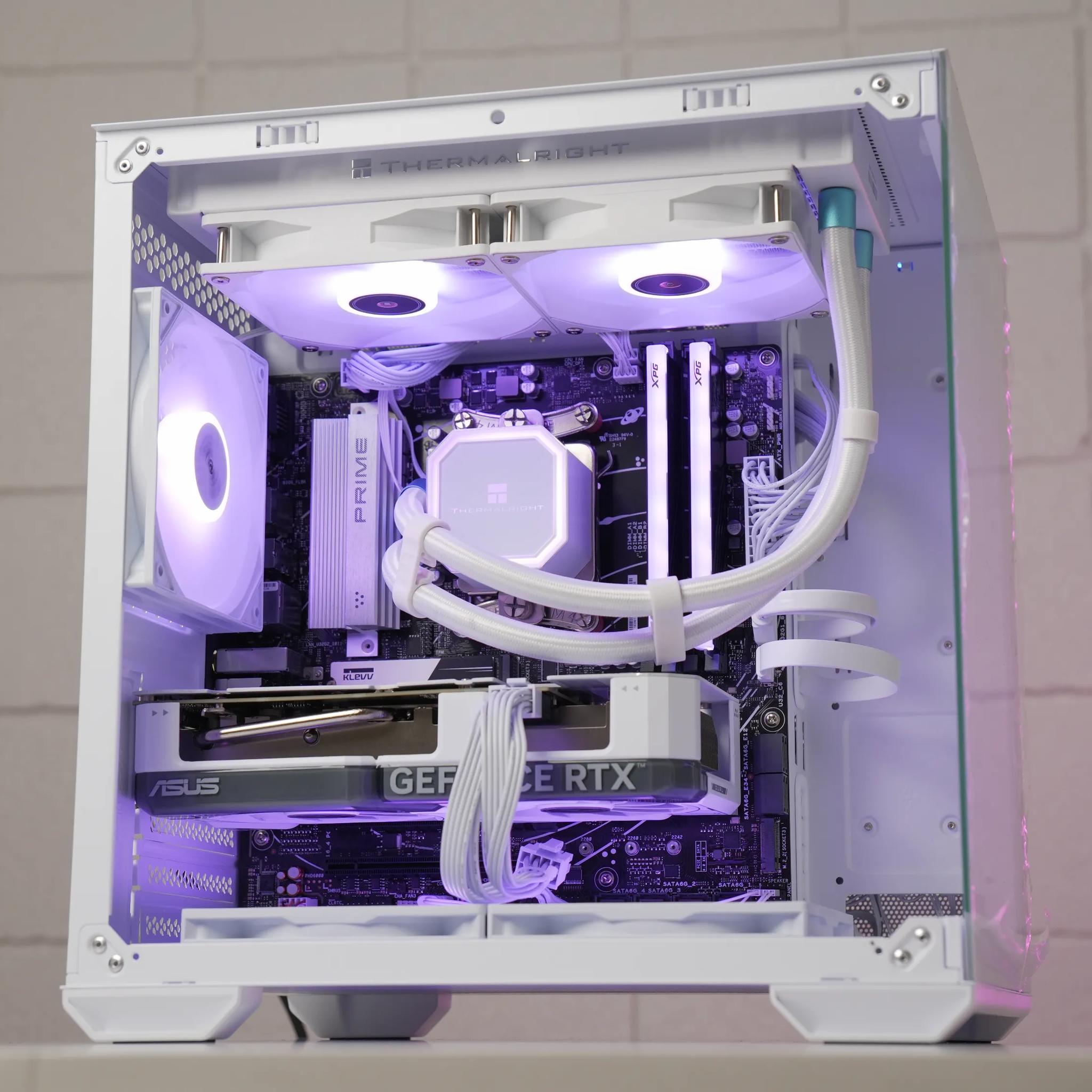 Liquid Cooled Gaming PC | RYZEN 5 7600 | RTX 4060 | 32GB DDR5 | 1TB SSD | WiFi + BT | Windows 11 |