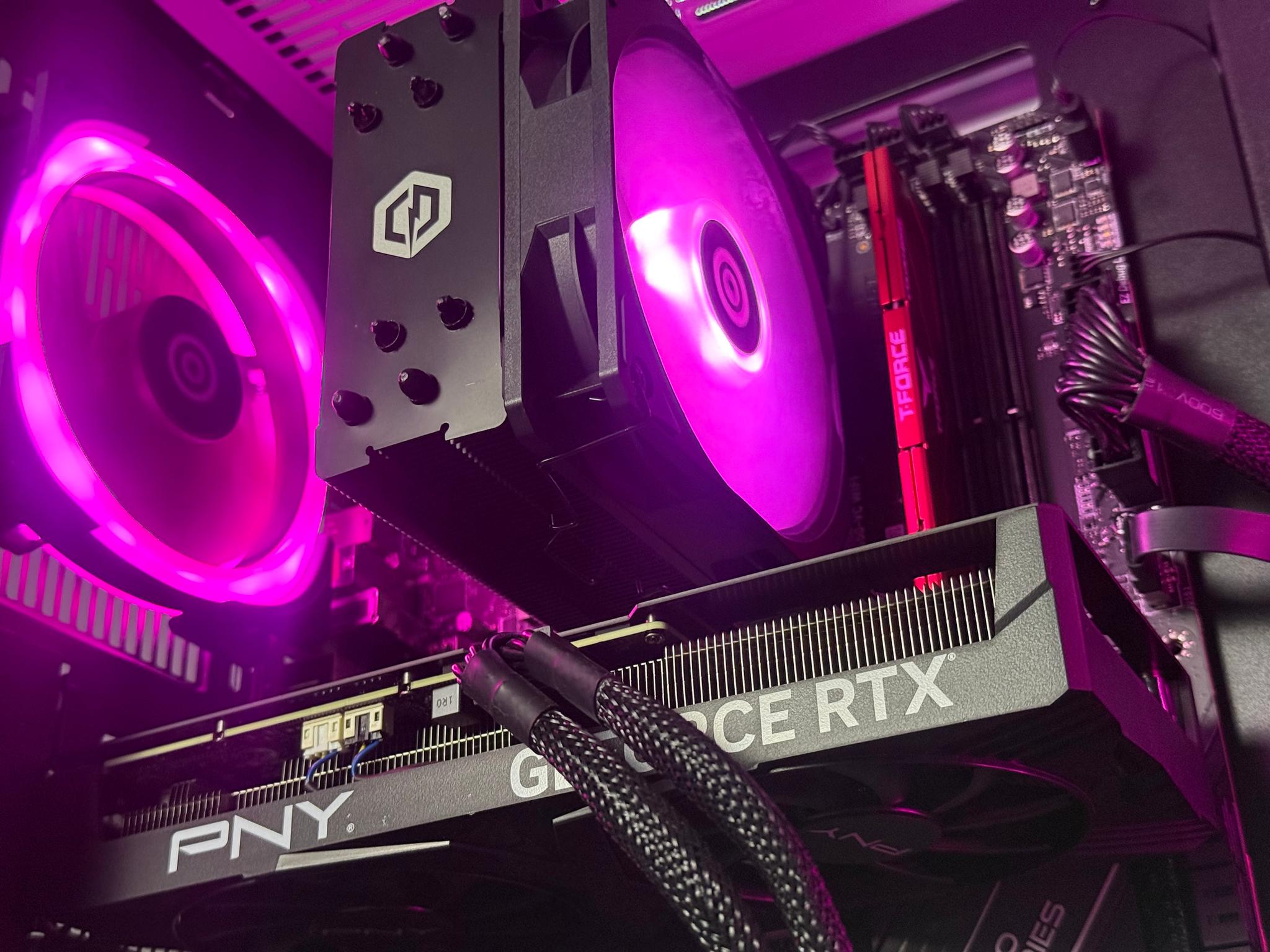💜STARLIGHT Gaming PC | RTX 4060 TI 8GB | Ryzen 7 9700x | 16GB DDR5 | 2TB NVME | FREE SHIPPING
