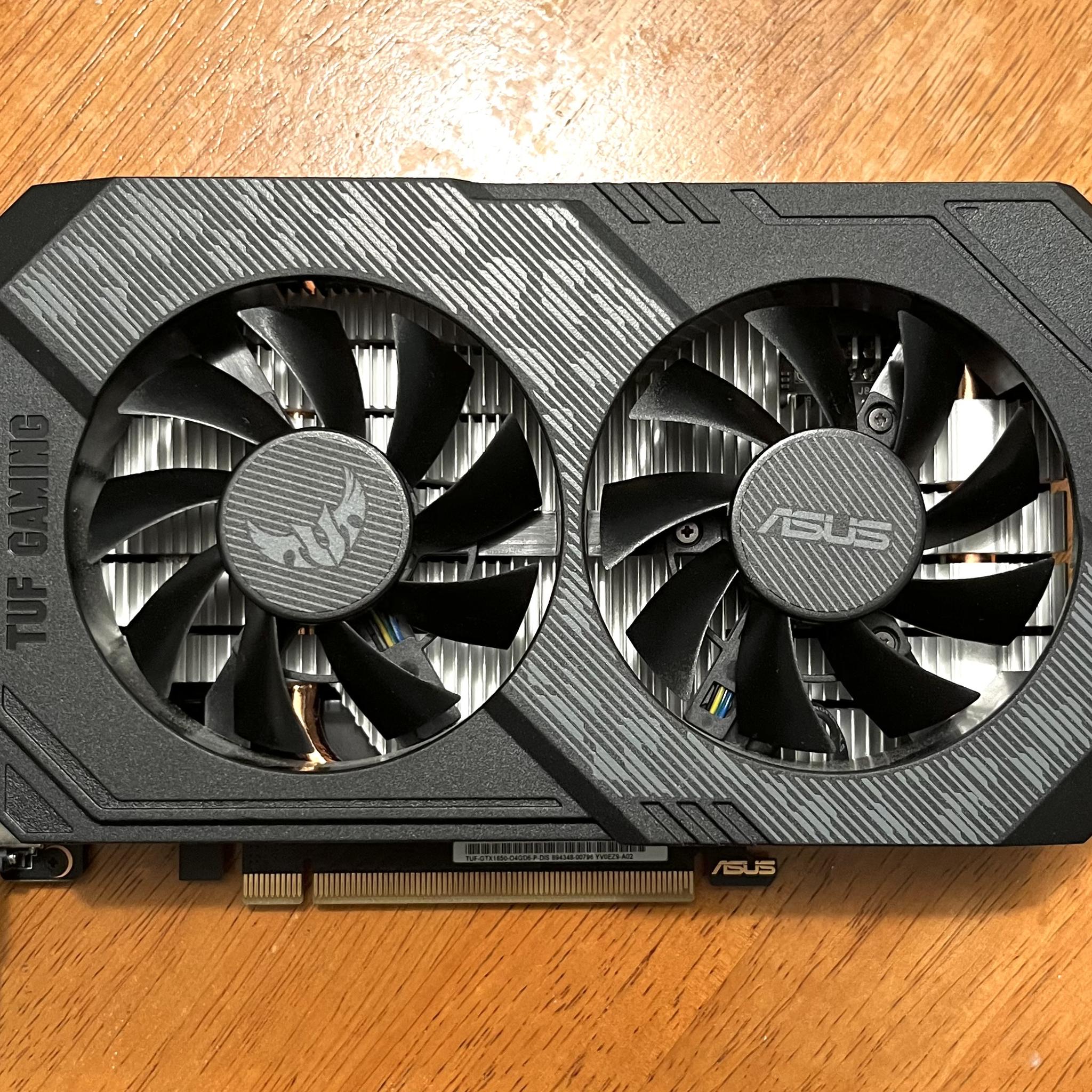 GTX 1650 - Asus Tuf Gaming OC