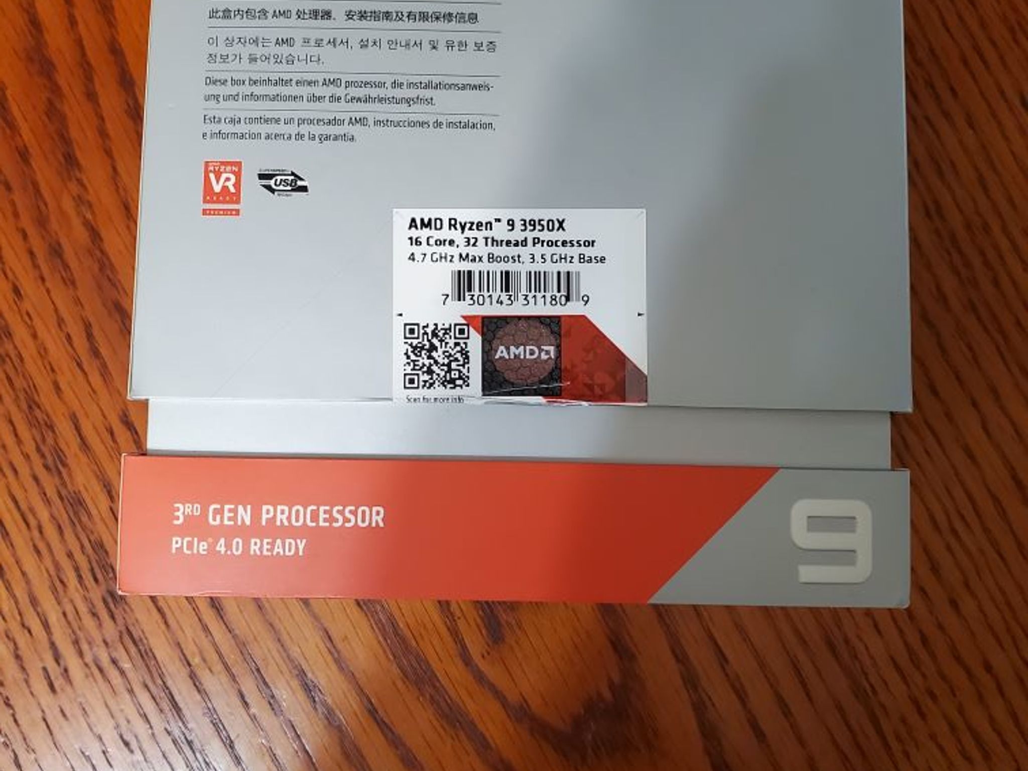 AMD Ryzen 9 3950X 16-Core, 32-Thread Unlocked Desktop Processor