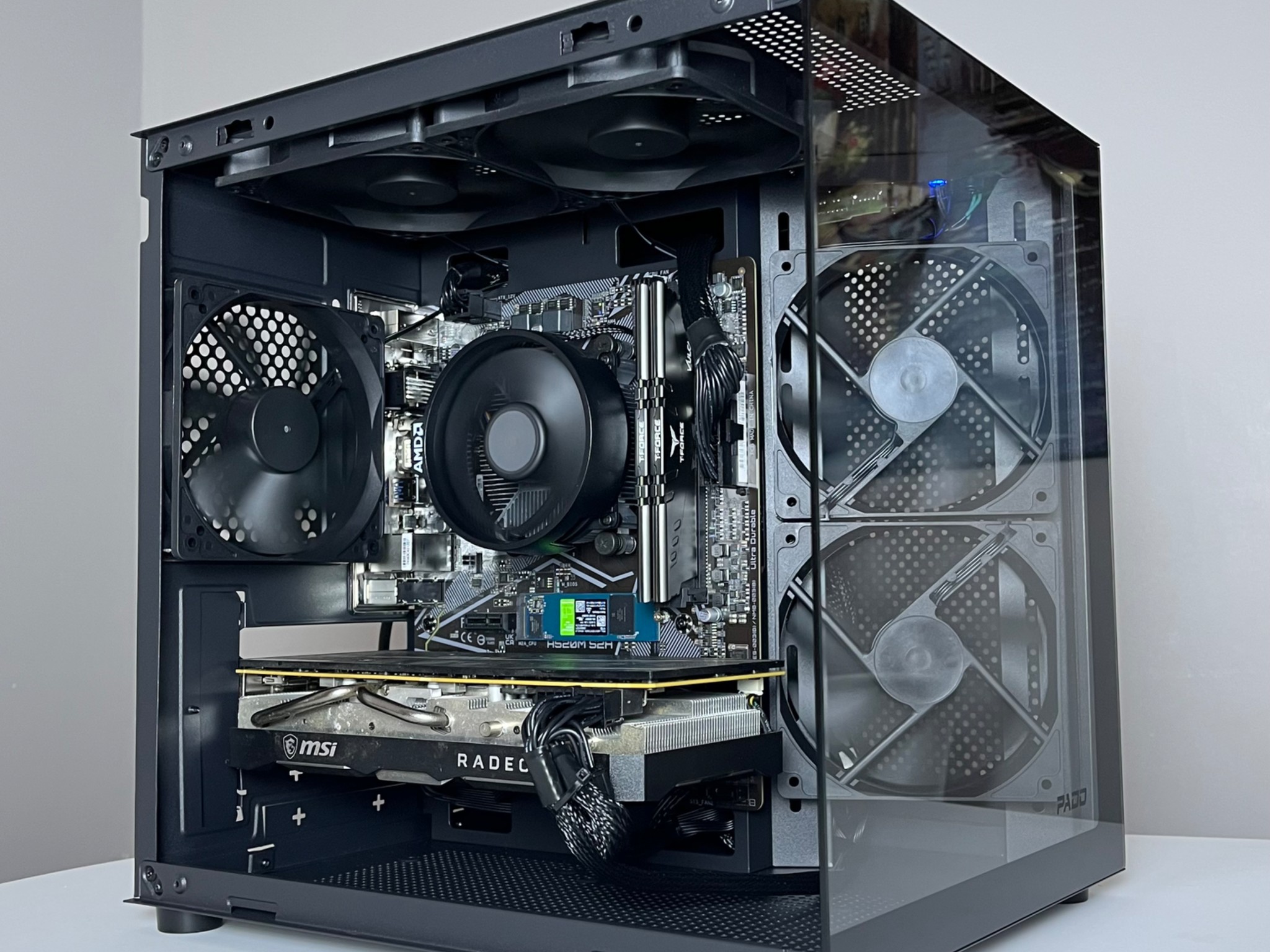 🖤ALL BLACK🖤 🚫NO RGB🚫 ▪️PURE PERFORMANCE▪️ MAX FPS/$$ CUSTOM GAMING PC ◼️RX 5700XT◼️RYZEN 5◼️