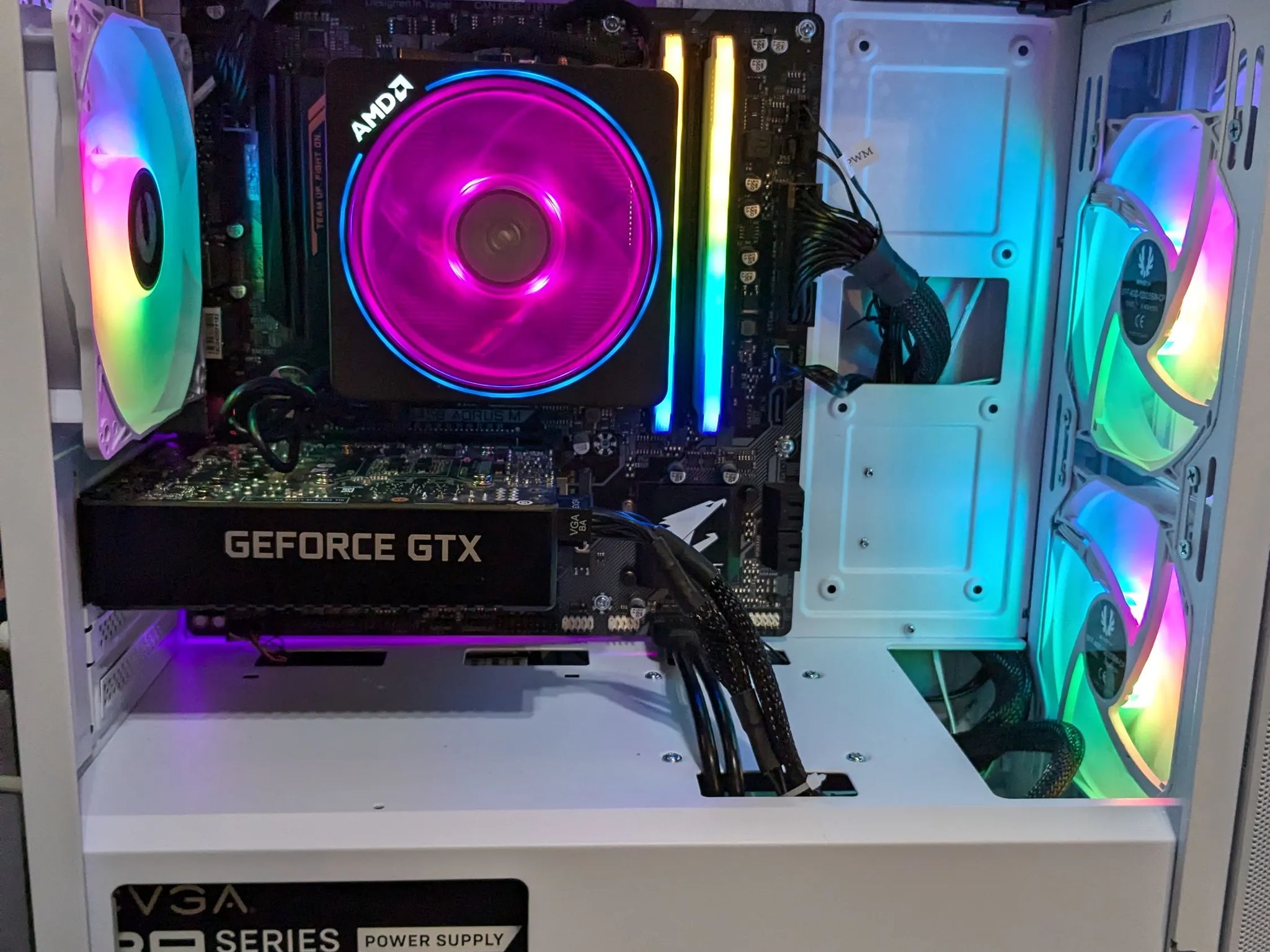 FREE SHIP|| AM4 Upgrade Path || Ryzen 3 3200G, 16GB DDR4, GTX 1660 SUPER 6GB, 512GB SSD, Wifi, RGB