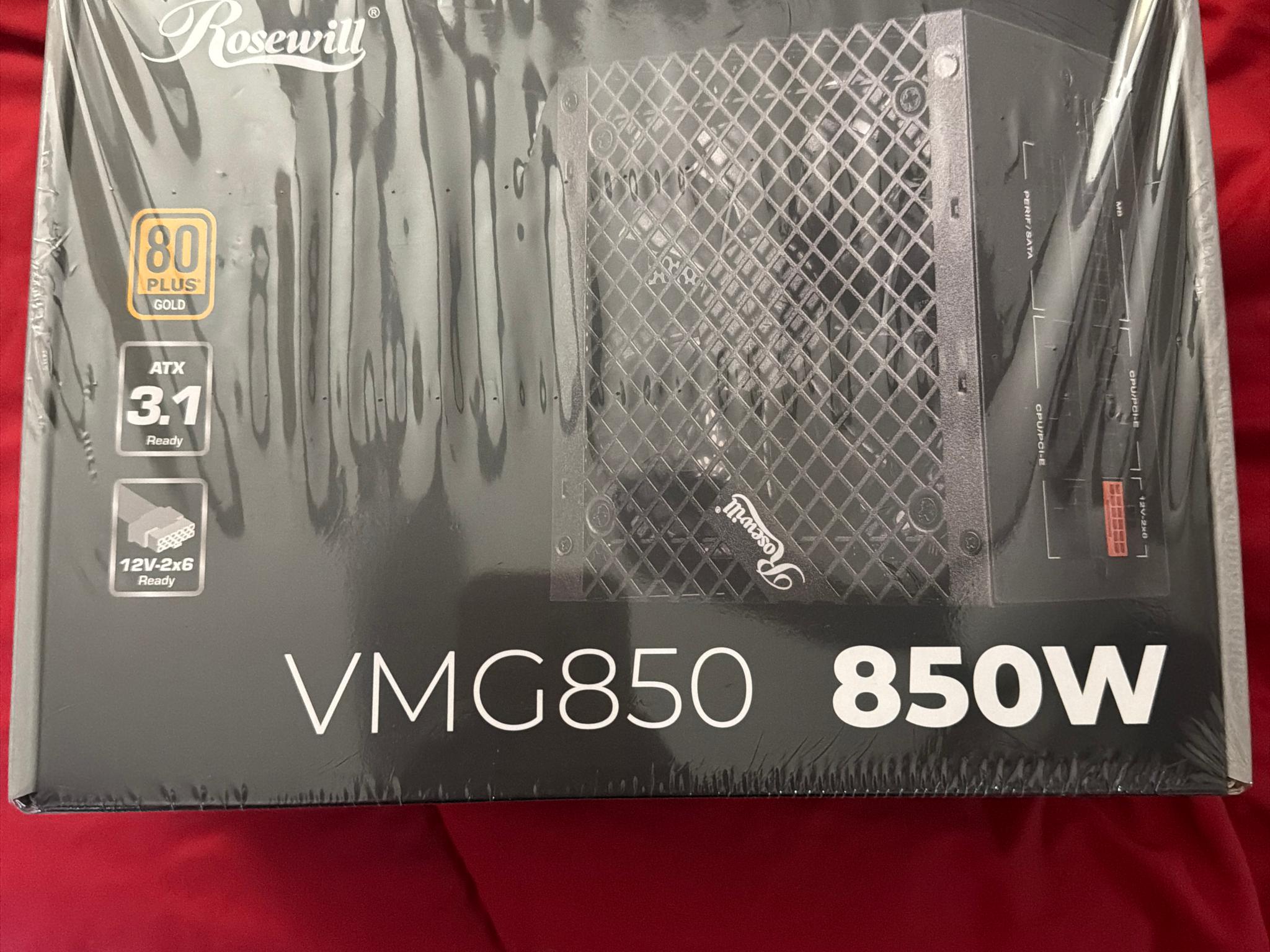 🔥 BRAND NEW SEALED 850W ATX 3.1 PSU – PCIe 5.1 12V-2x6 | 80+ GOLD | RTX 40/50 READY⚡