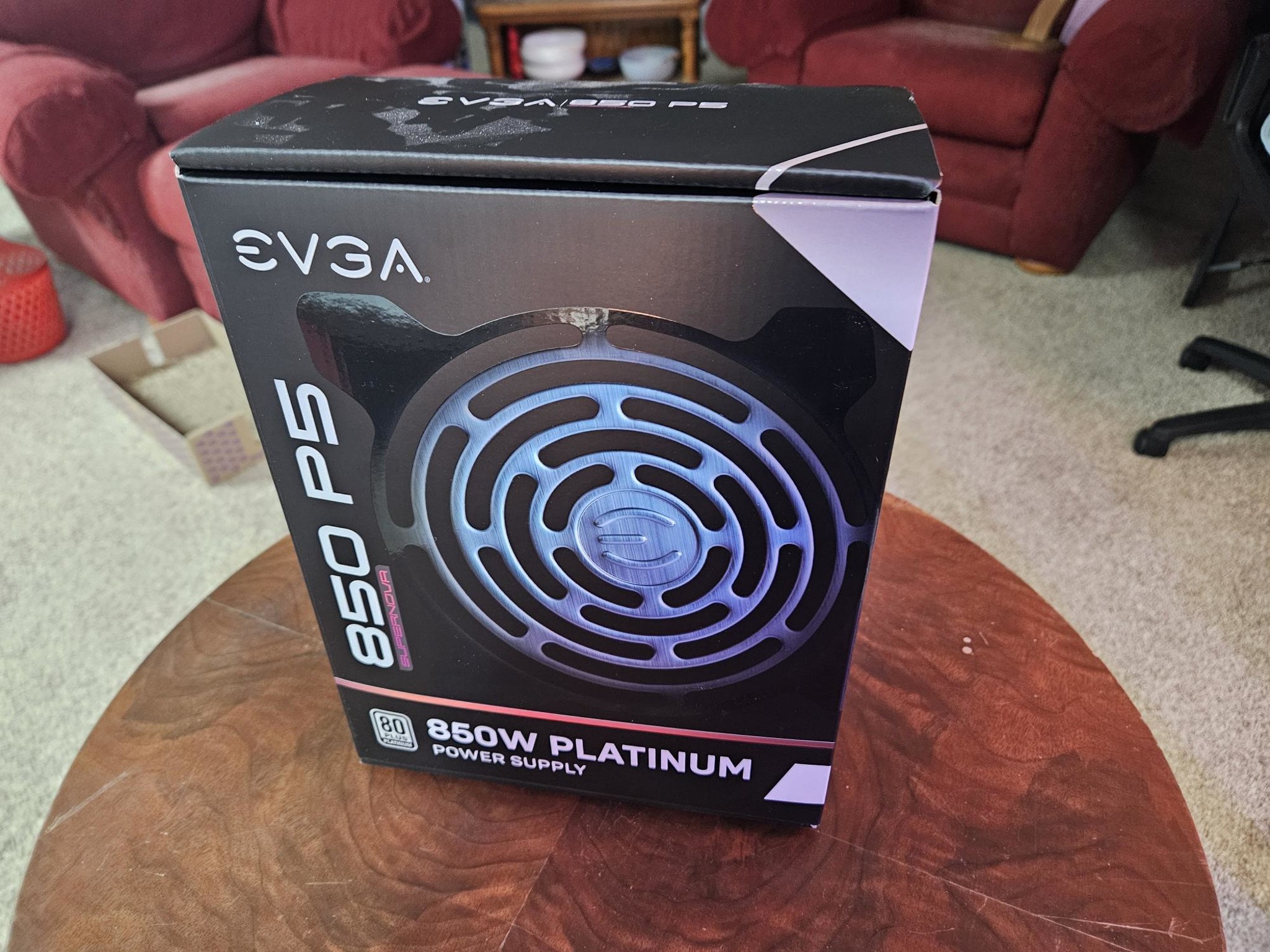 (Barely Used) EVGA Supernova 850 P5, 80 Plus Platinum 850W, Fully Modular, Eco Mode
