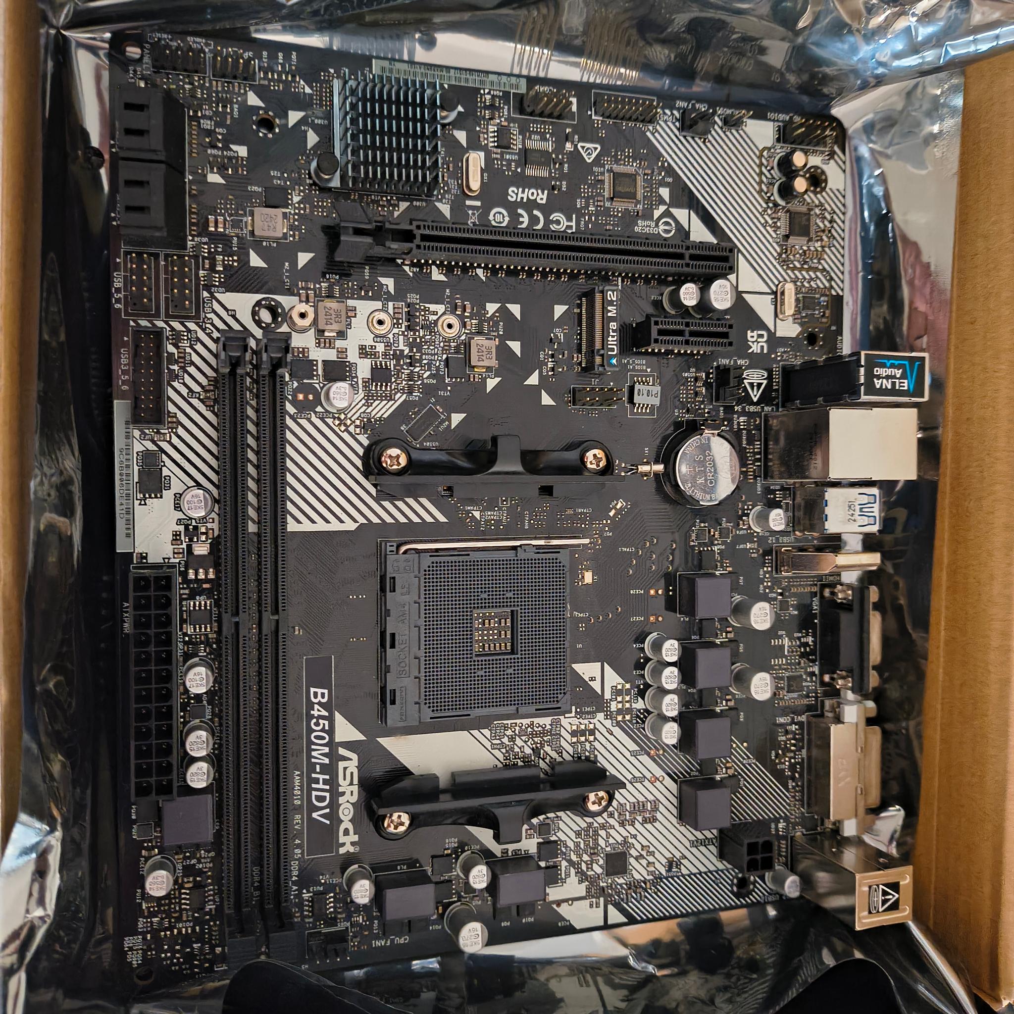 ASRock B450 HDV r.4 Motherboard