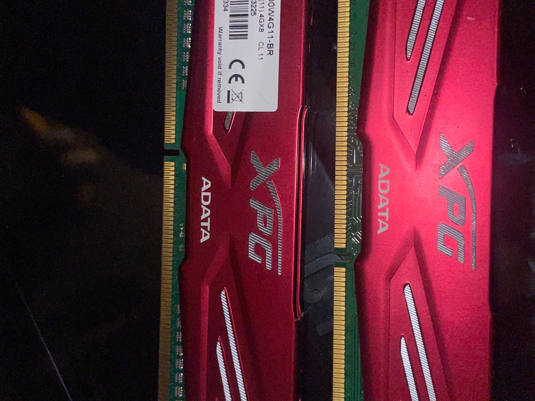 2x4gb Memory 1600Mhz 1.5v