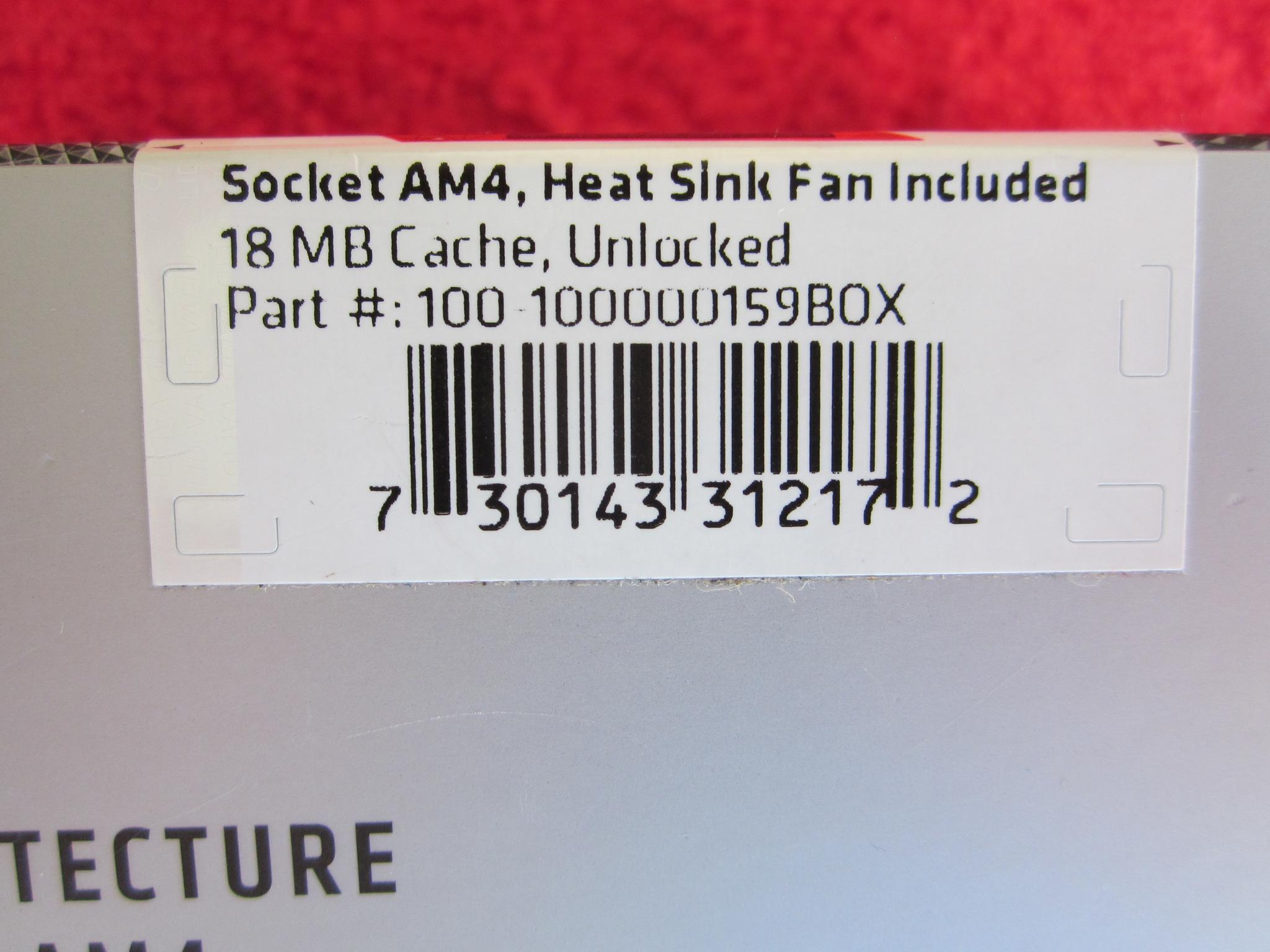 NEW! AMD Ryzen 3 3300X Processor (100-100000159BOX)